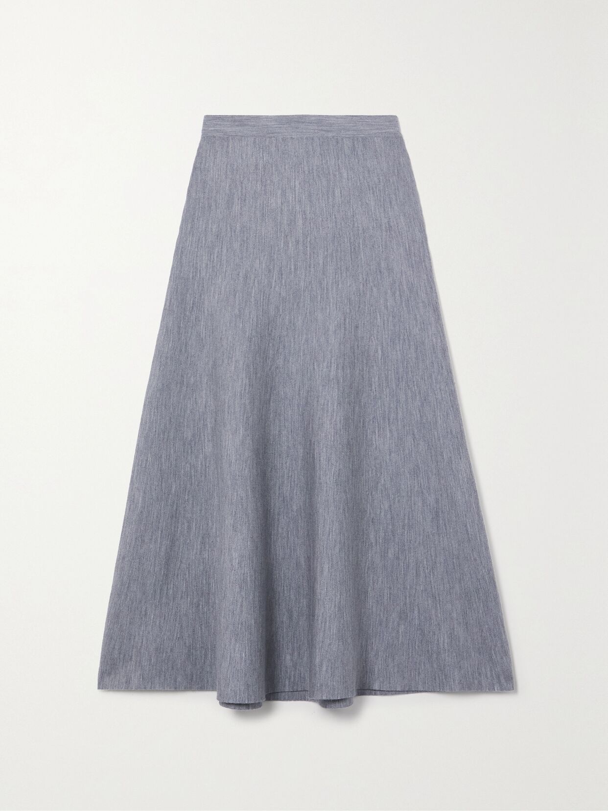 freddie wool cashmere and silk blend midi skirt