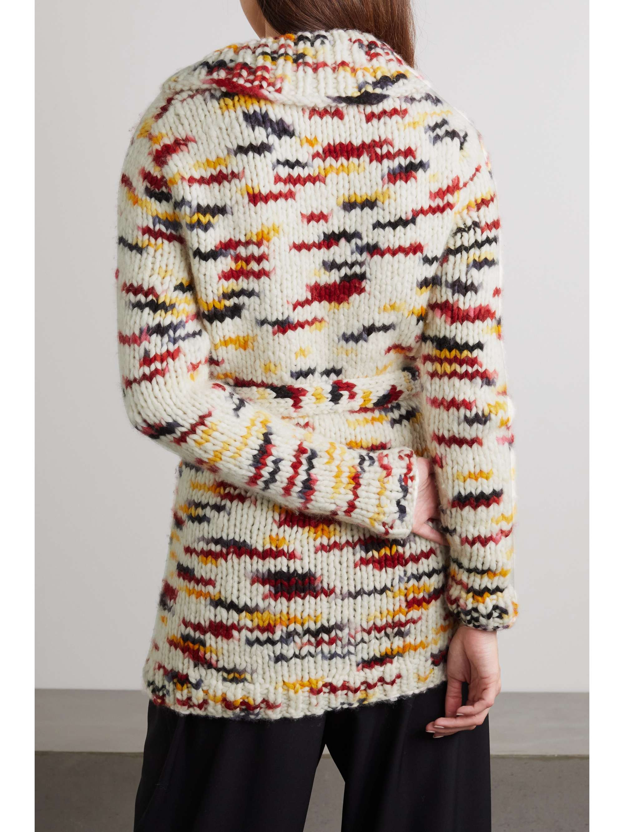 GABRIELA HEARST Hopkins belted space-dyed cashmere cardigan