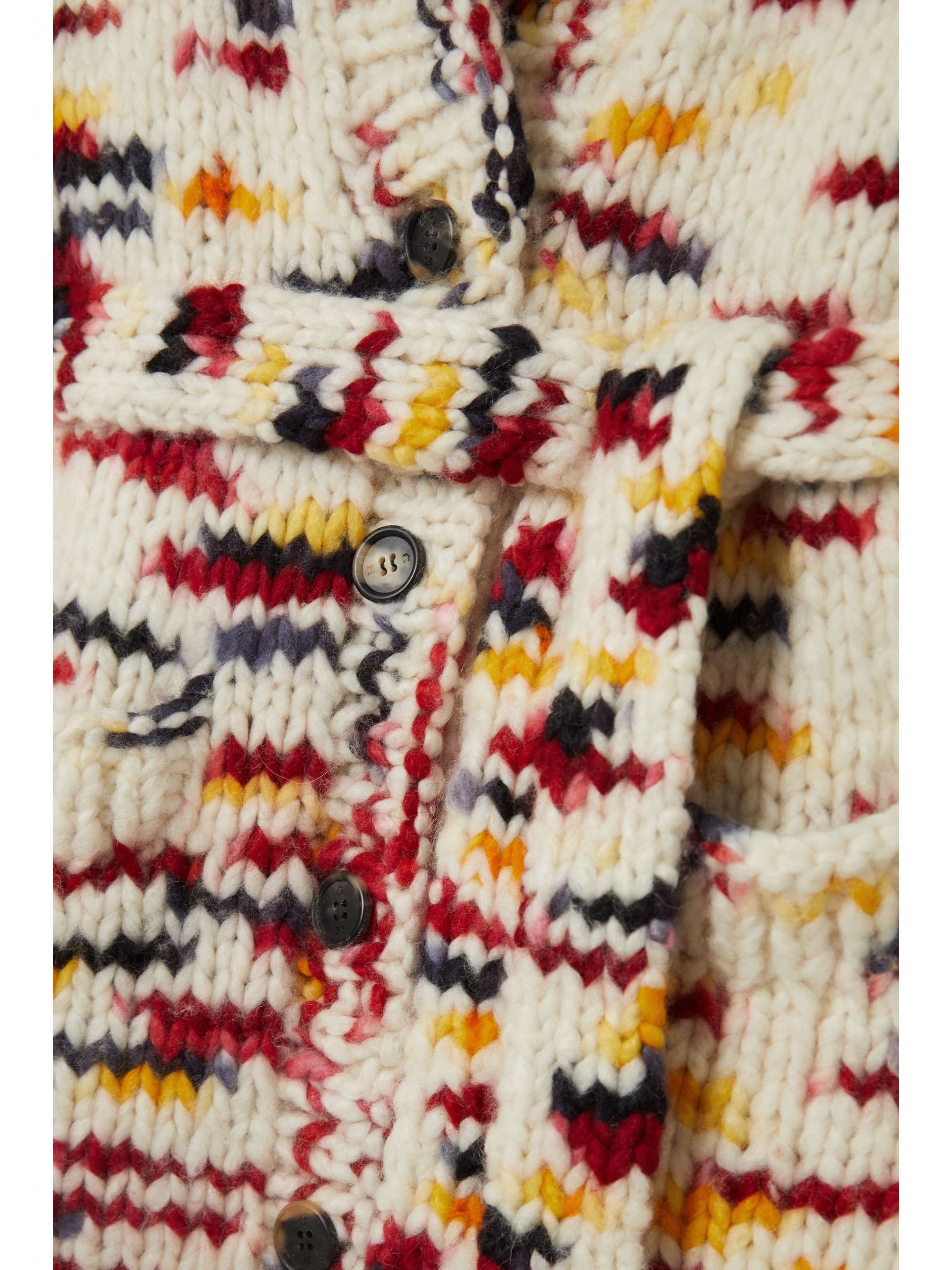 GABRIELA HEARST Hopkins belted space-dyed cashmere cardigan
