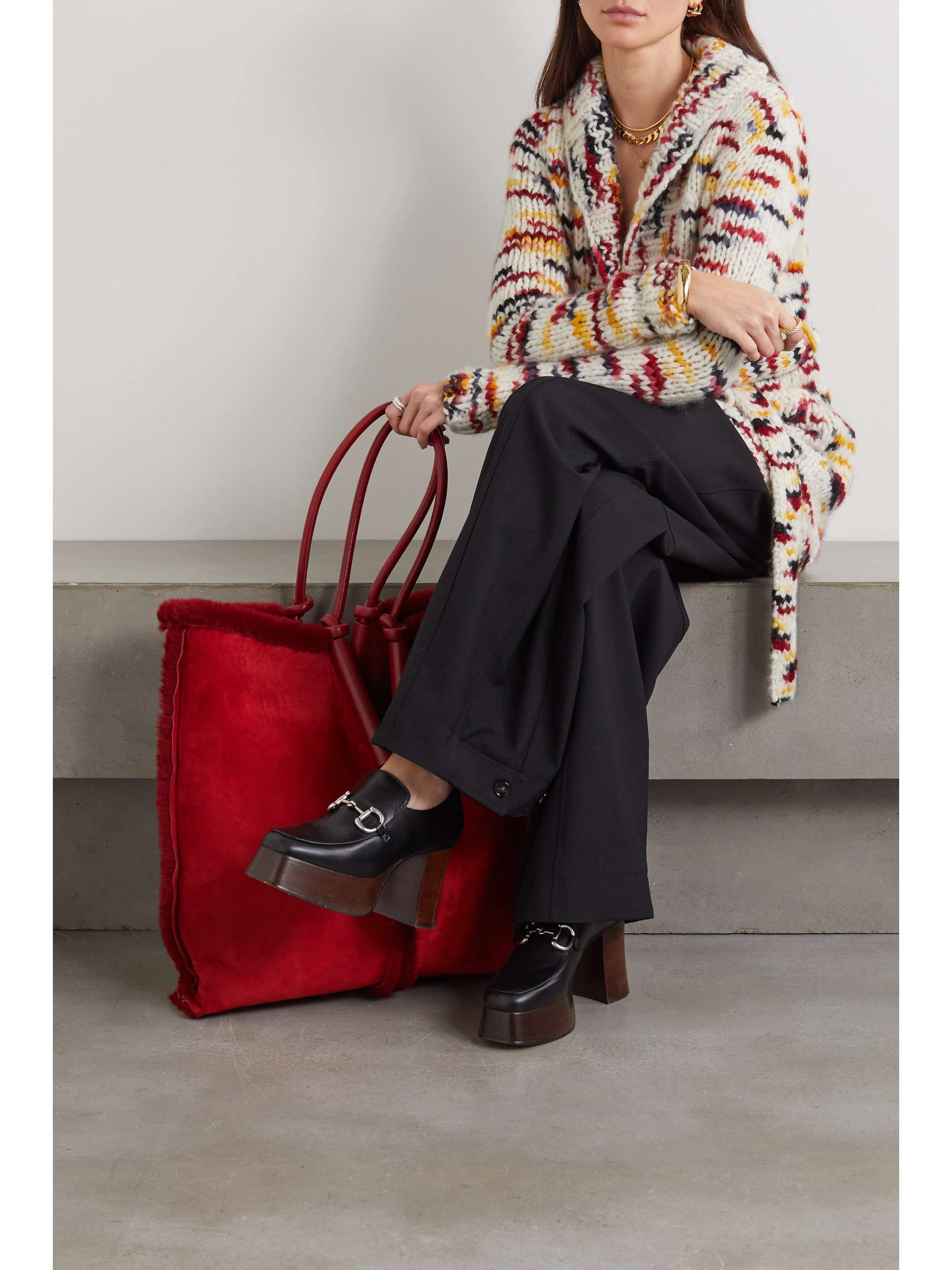 GABRIELA HEARST Hopkins belted space-dyed cashmere cardigan