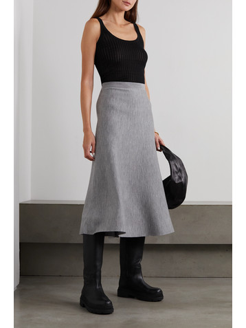 Gabriela Hearst Nevin pointelle-knit cashmere and silk-blend tank