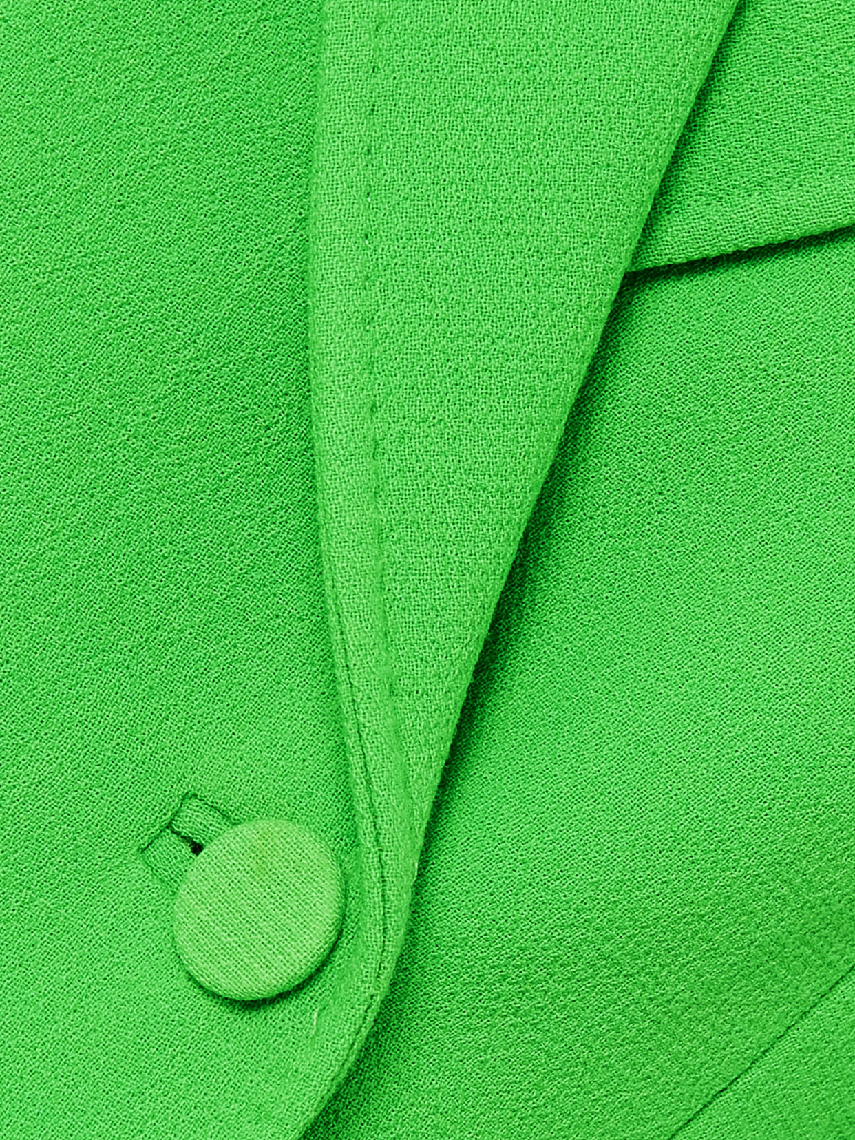 Gabriela Hearst Stephanie Double-breasted Wool-crepe Blazer In Green