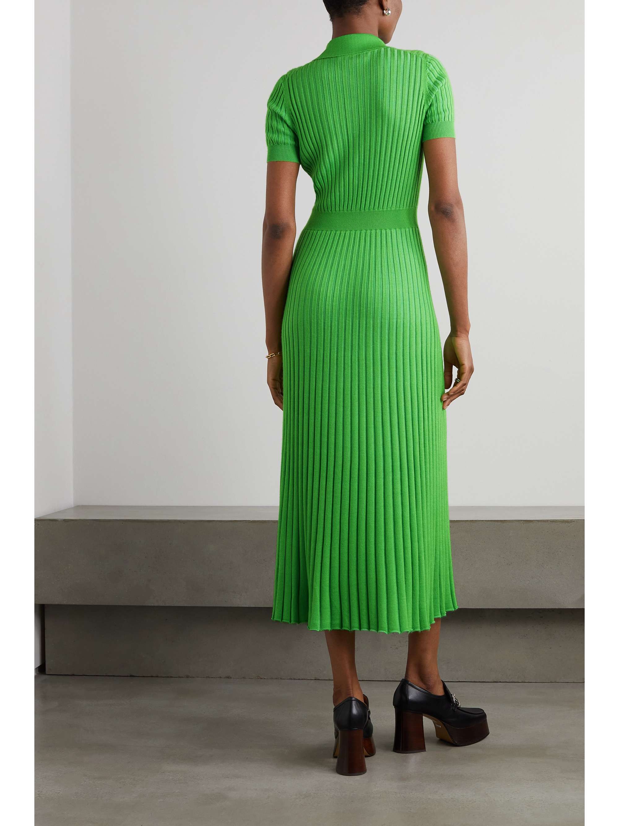 GABRIELA HEARST Amor ribbed cashmere and silk-blend maxi dress