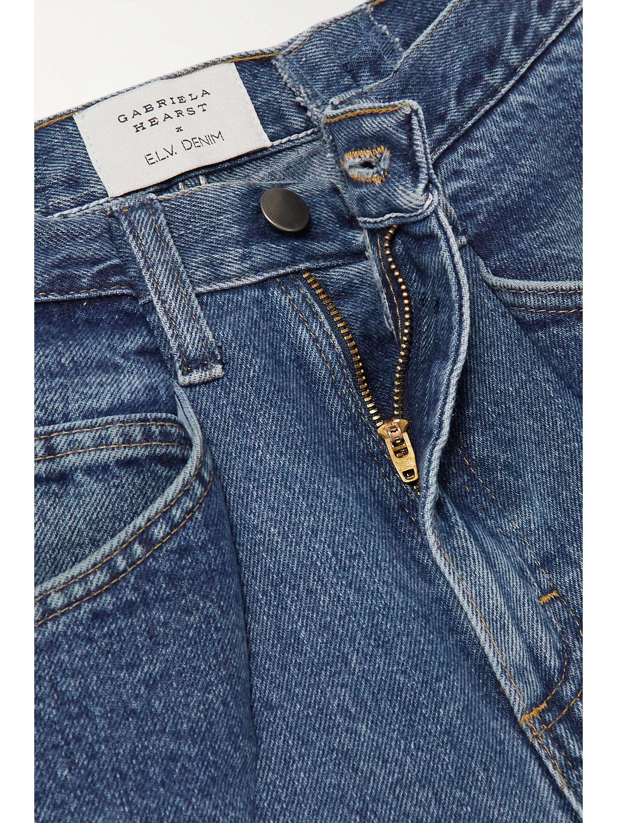 GABRIELA HEARST + E.L.V. Denim Foster high-rise flared jeans