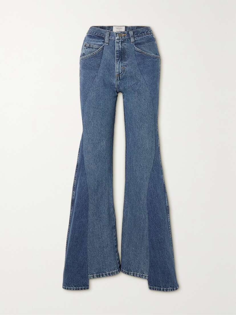 Gabriela Hearst + E.l.v. Denim Foster High-rise Flared Jeans