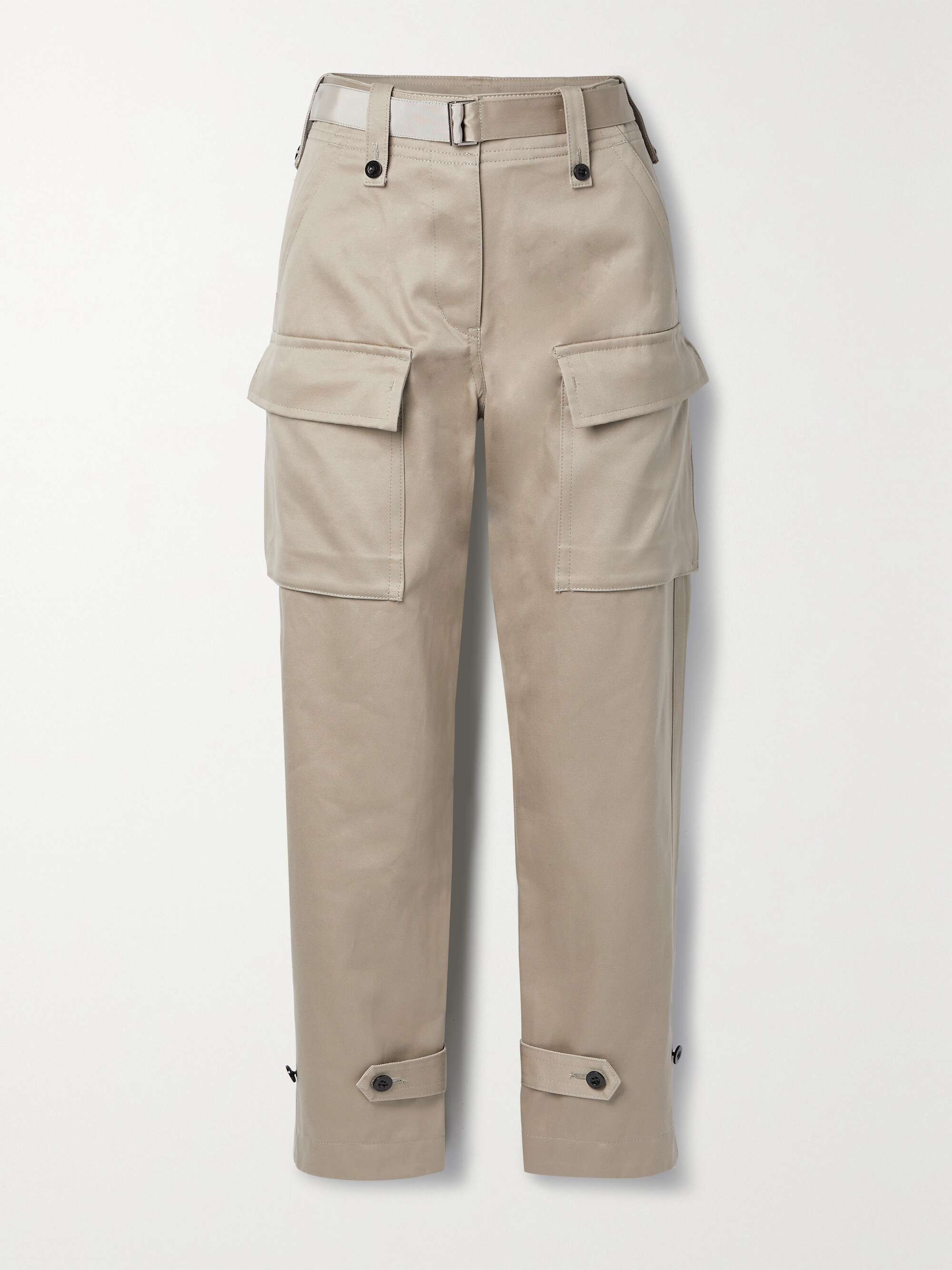 Sacai Cargo Pants with Belt and Ankle Drawstrings men - Glamood Outlet