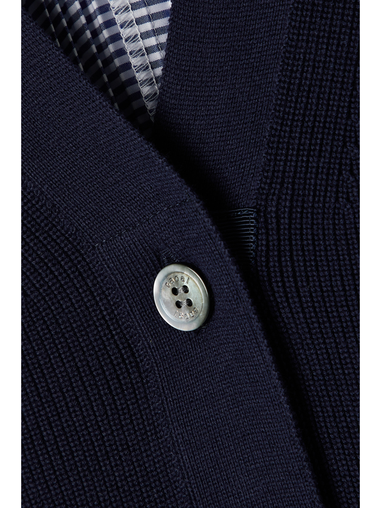 Sacai Cotton And Pleated Striped Poplin Cardigan In Blue