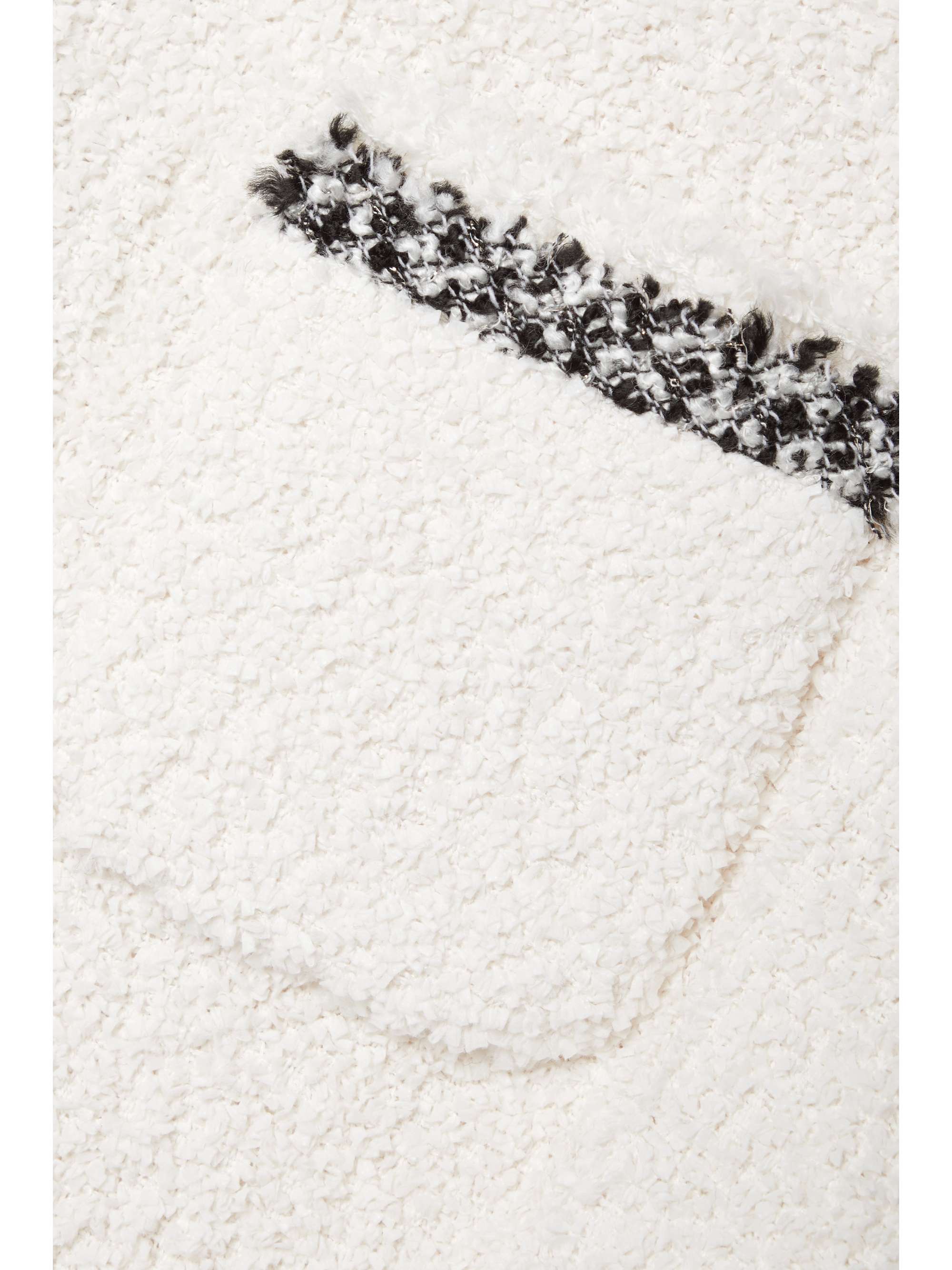 SACAI Openback bouclé top NETAPORTER