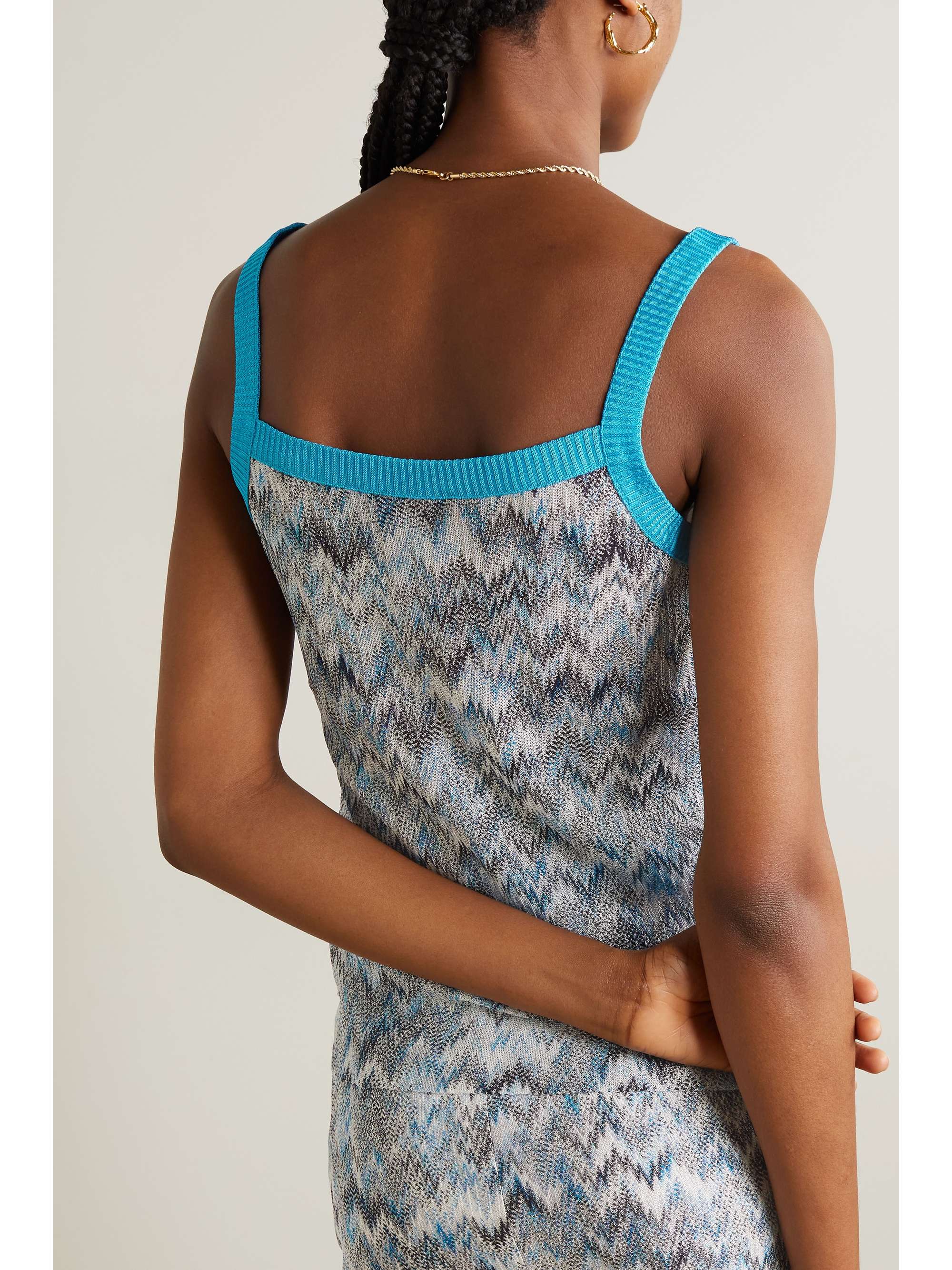 MISSONI Raschel crochet-knit camisole