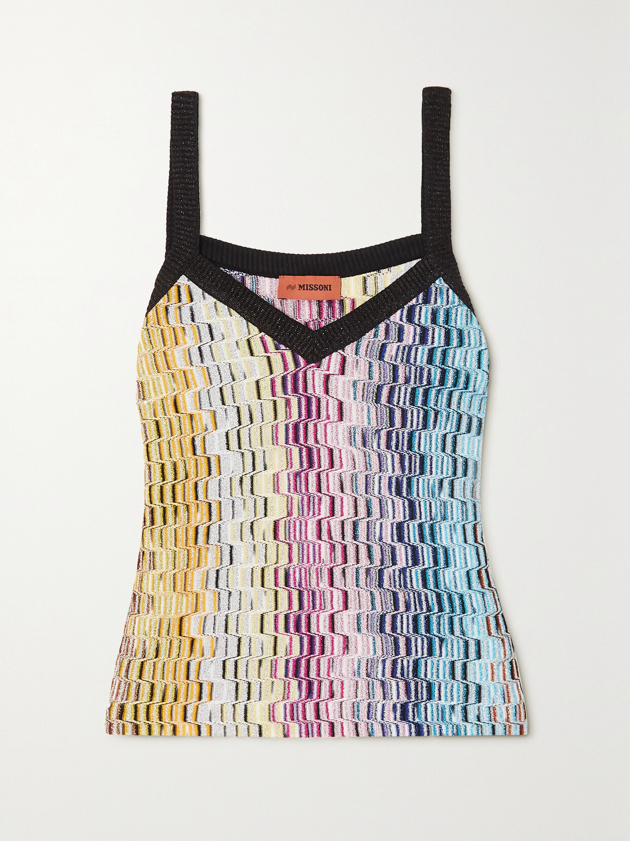 Missoni - Lamé Knitted Camisole - Pink