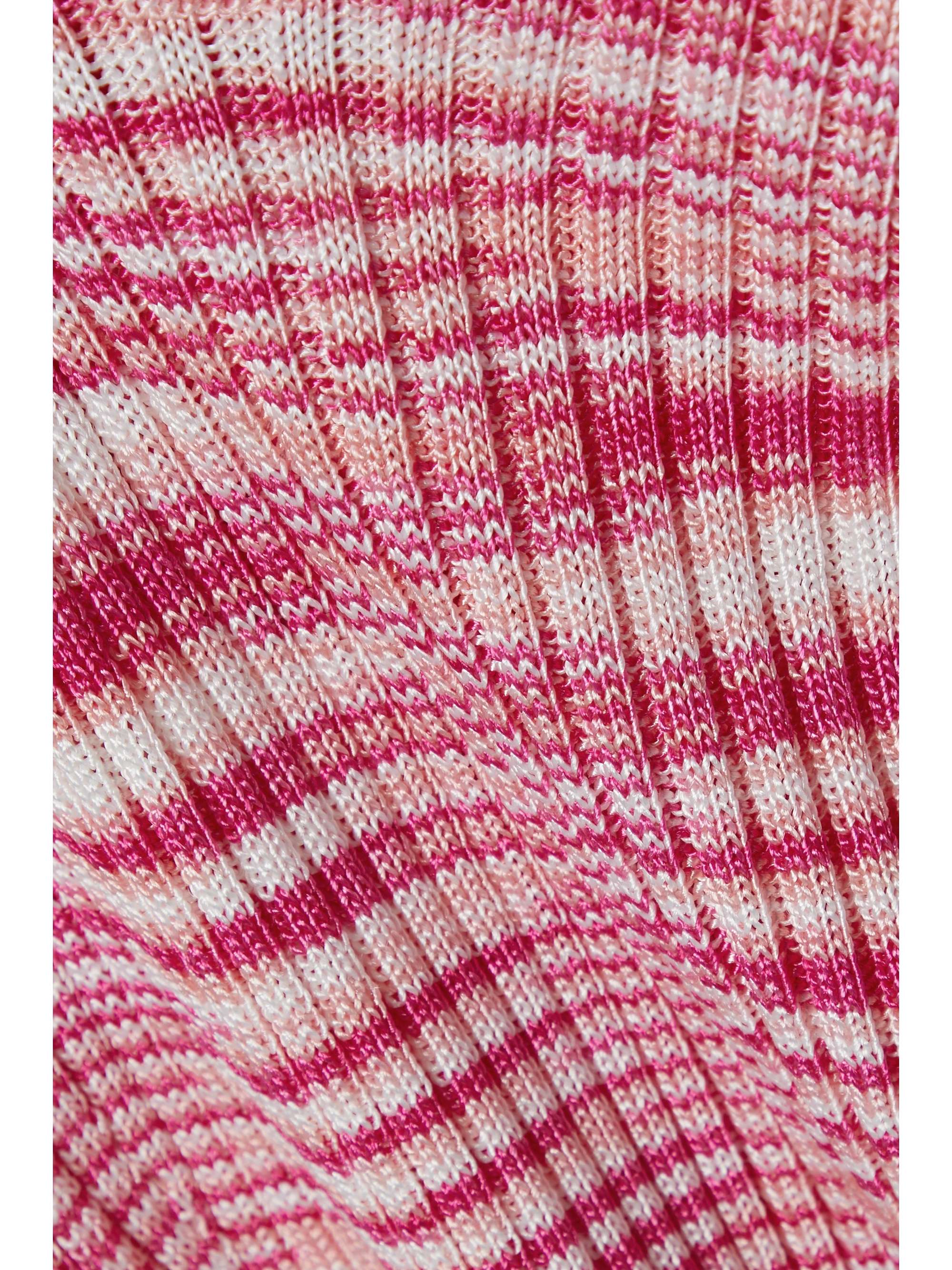 MISSONI Ribbed jacquard-knit tank
