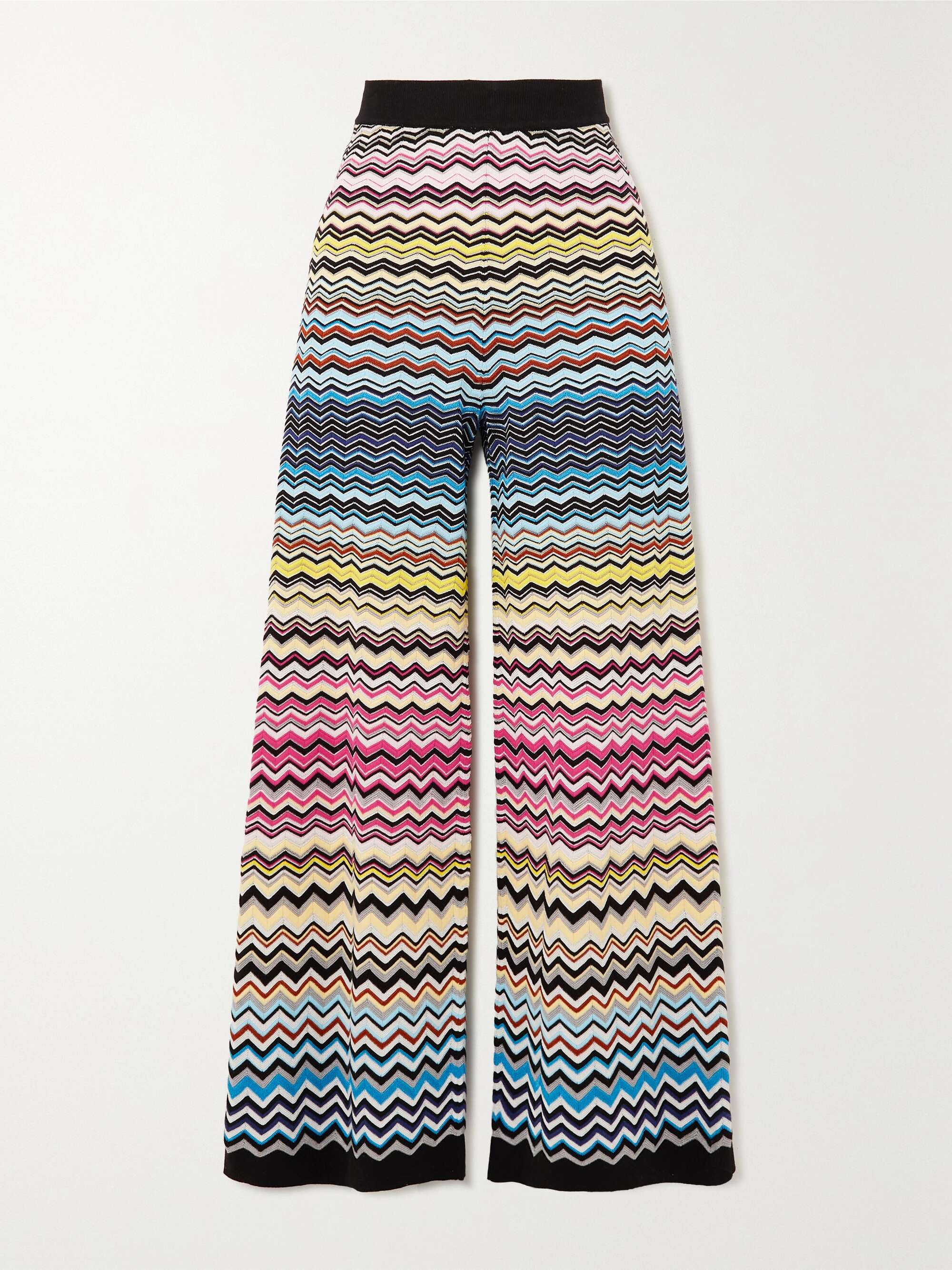 Jersey knit sales wide leg pants