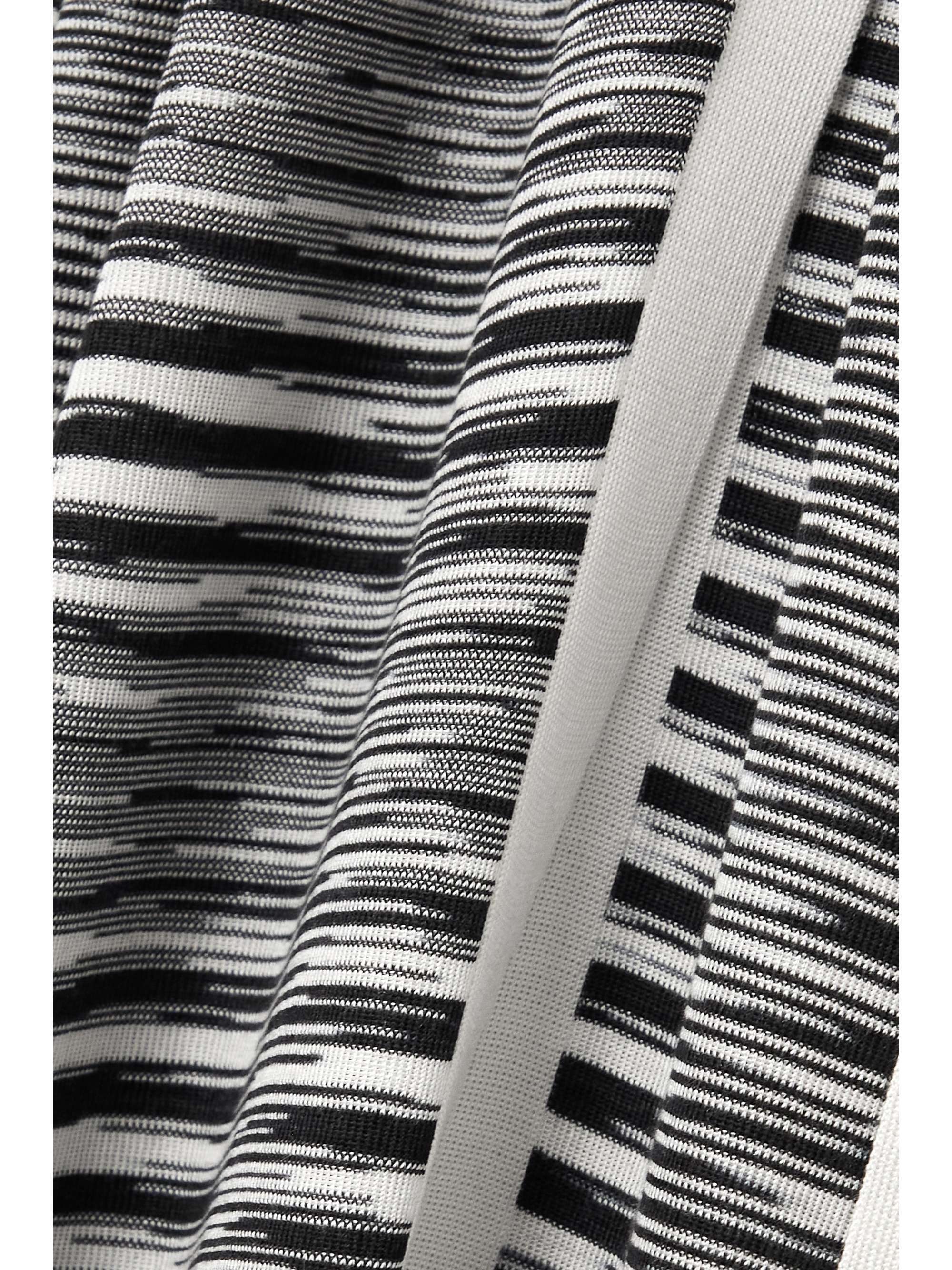 MISSONI Belted striped silk cardigan