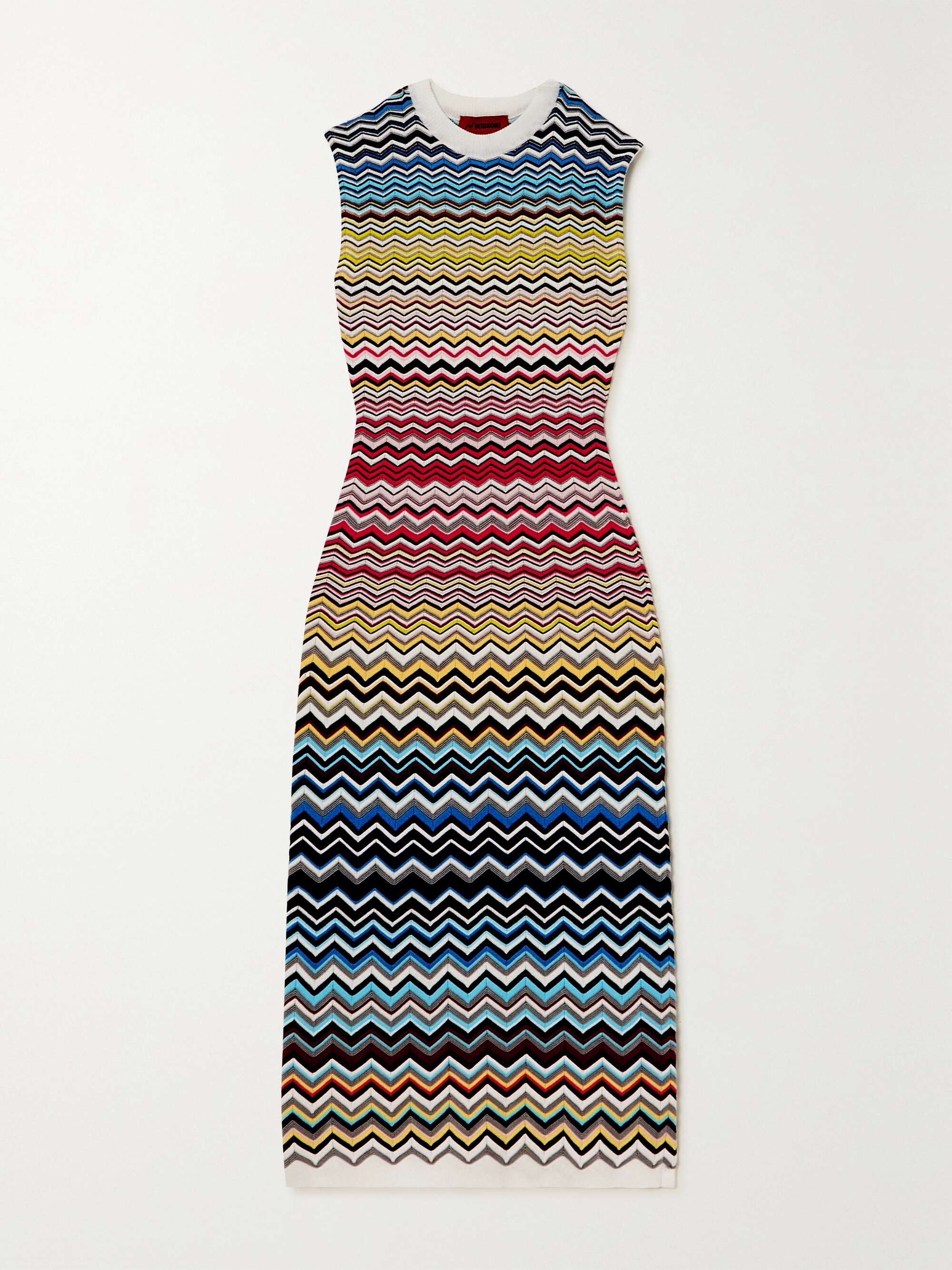 MISSONI Crochet-knit cotton-blend midi dress | NET-A-PORTER