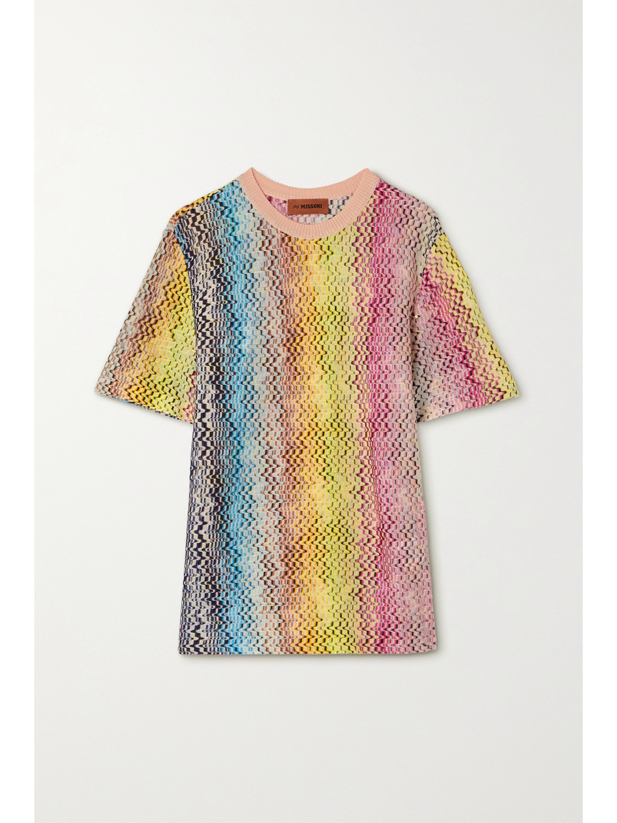 MISSONI STRIPED KNITTED T-SHIRT