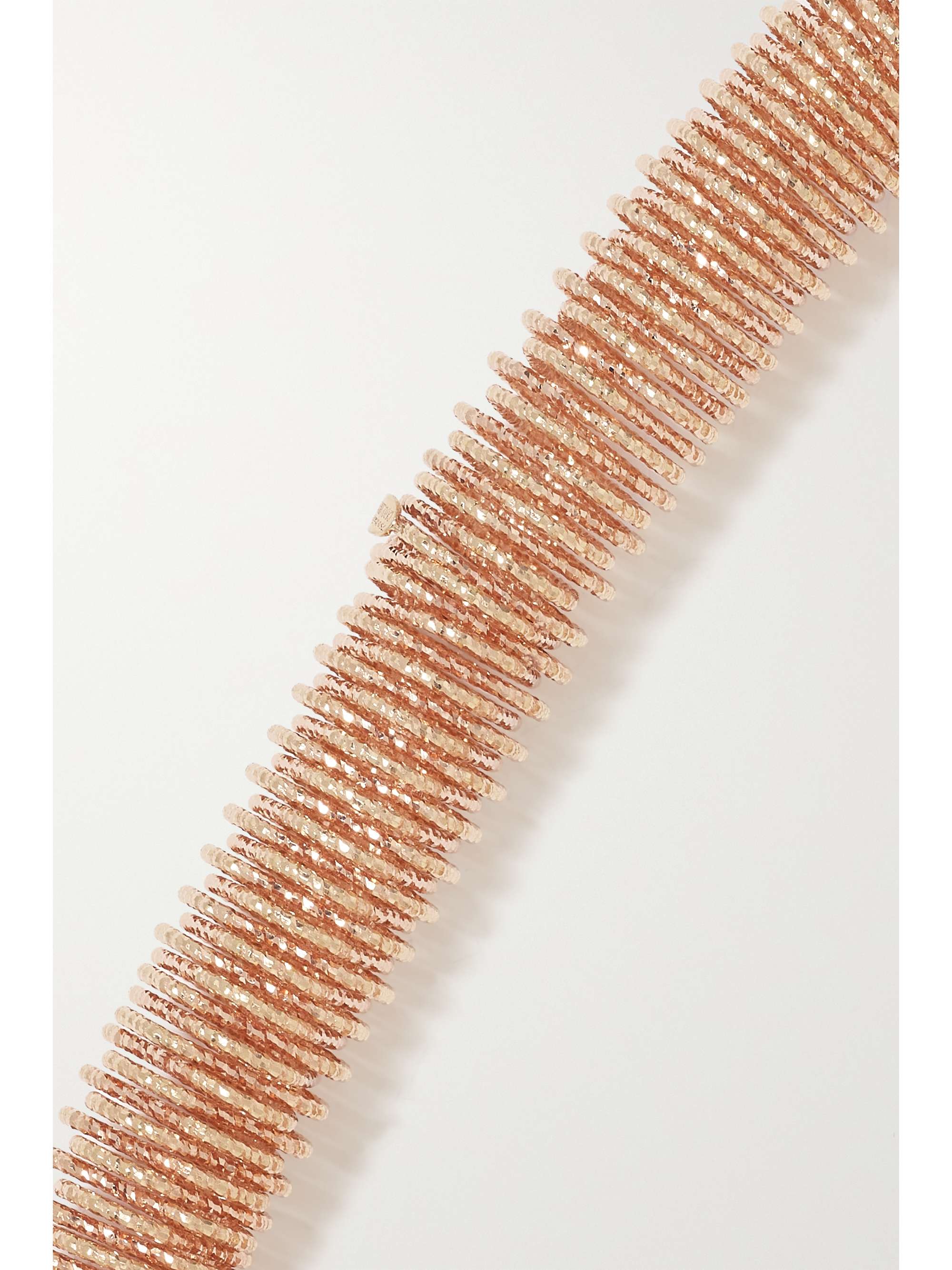 CAROLINA BUCCI Medium K.I.S.S. 18-karat rose gold bracelet