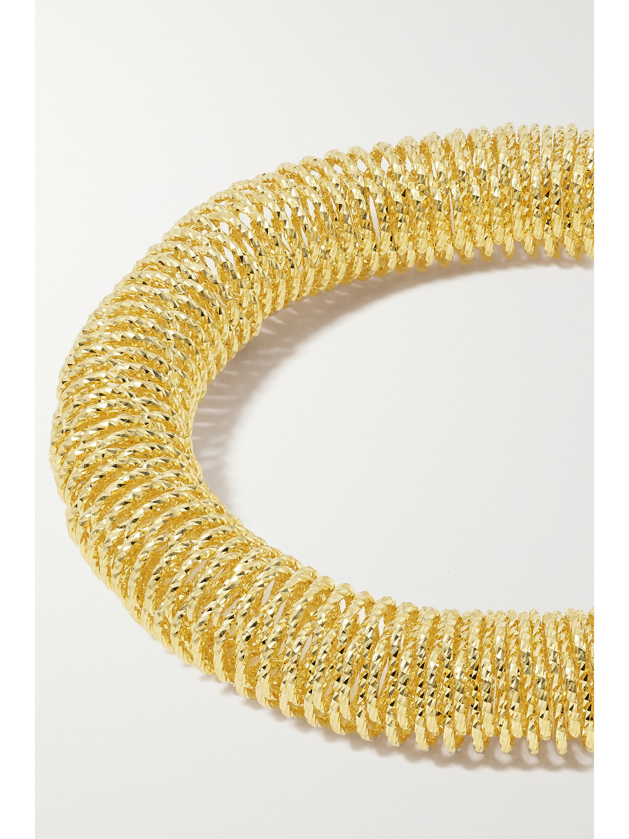 CAROLINA BUCCI MEDIUM K.I.S.S. 18-KARAT GOLD BRACELET 