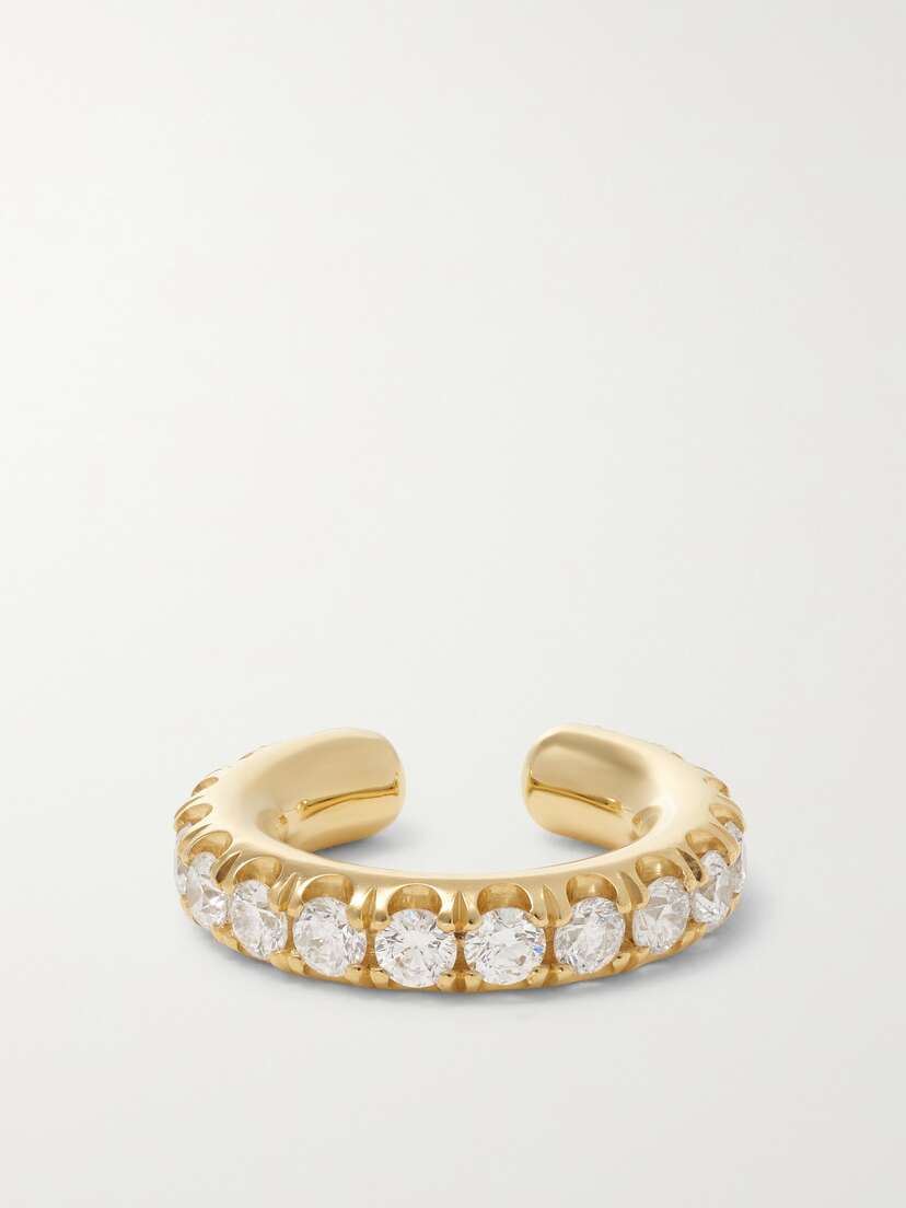 Spinelli Kilcollin Eclipse 18-karat Gold Diamond Ear Cuff