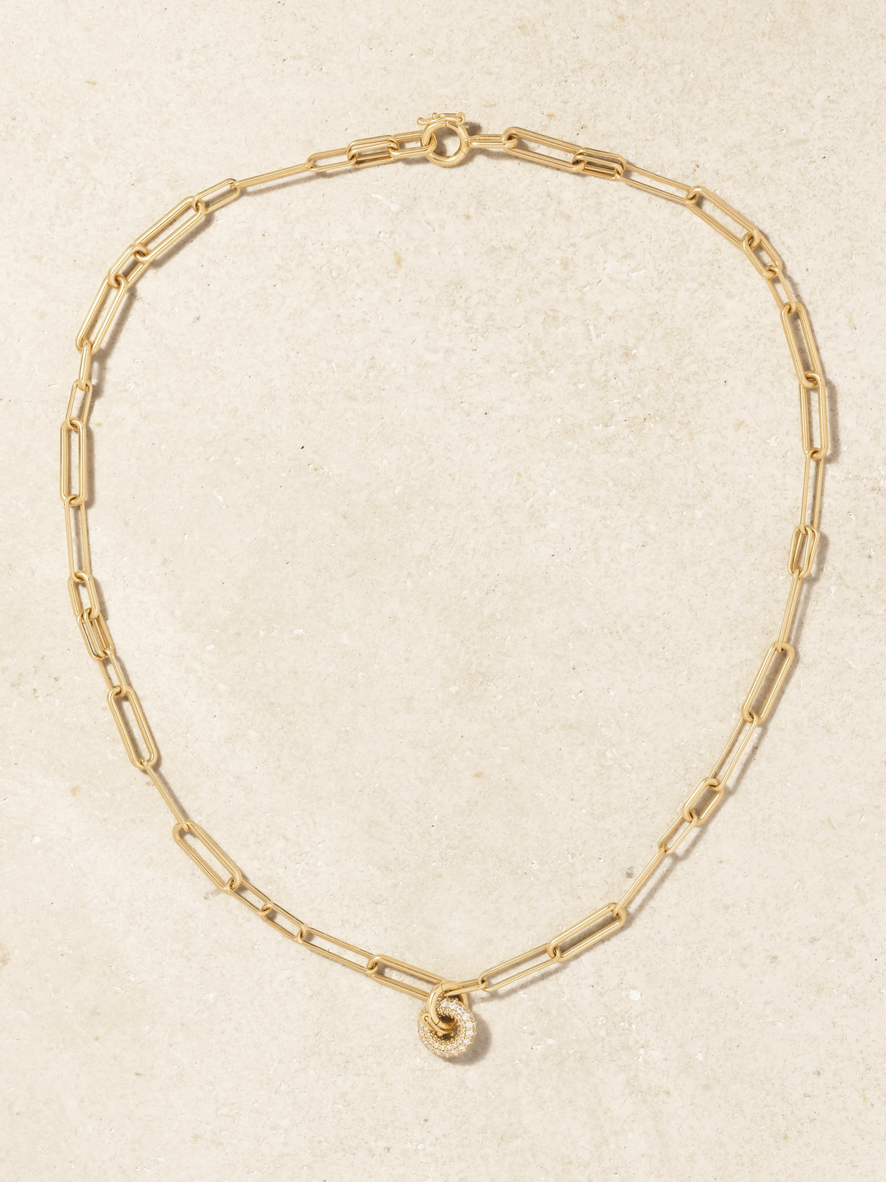 Spinelli Kilcollin Marius Mini Nebula 18-karat Gold Diamond Necklace In Gold