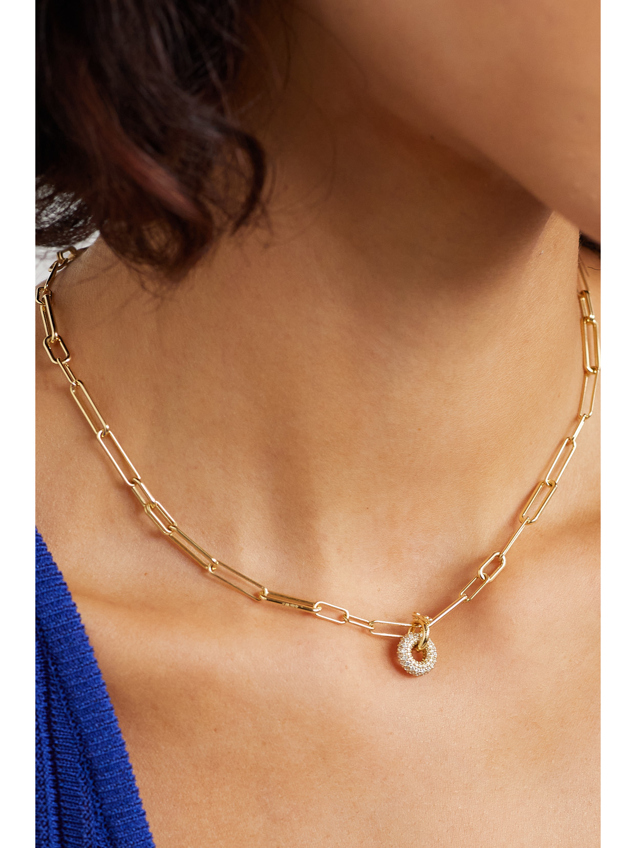 Spinelli Kilcollin Marius Mini Nebula 18-karat Gold Diamond Necklace In Gold