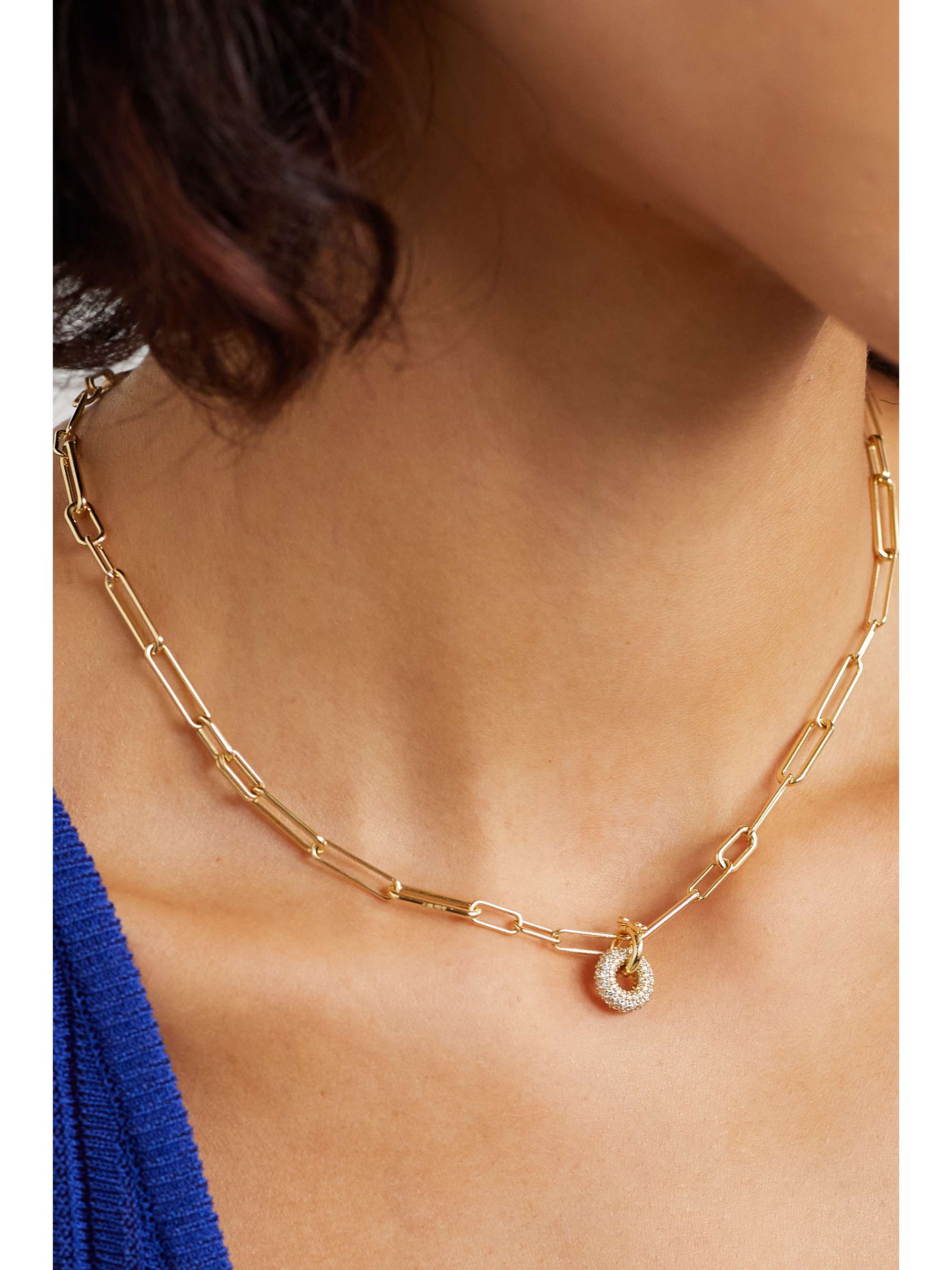 SPINELLI KILCOLLIN Marius Mini Nebula 18-karat gold diamond necklace