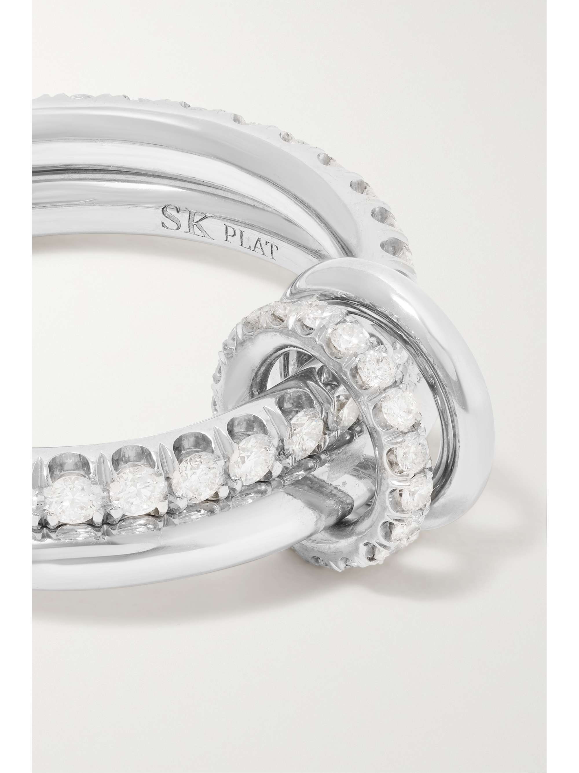SPINELLI KILCOLLIN Ceres platinum-plated diamond ring