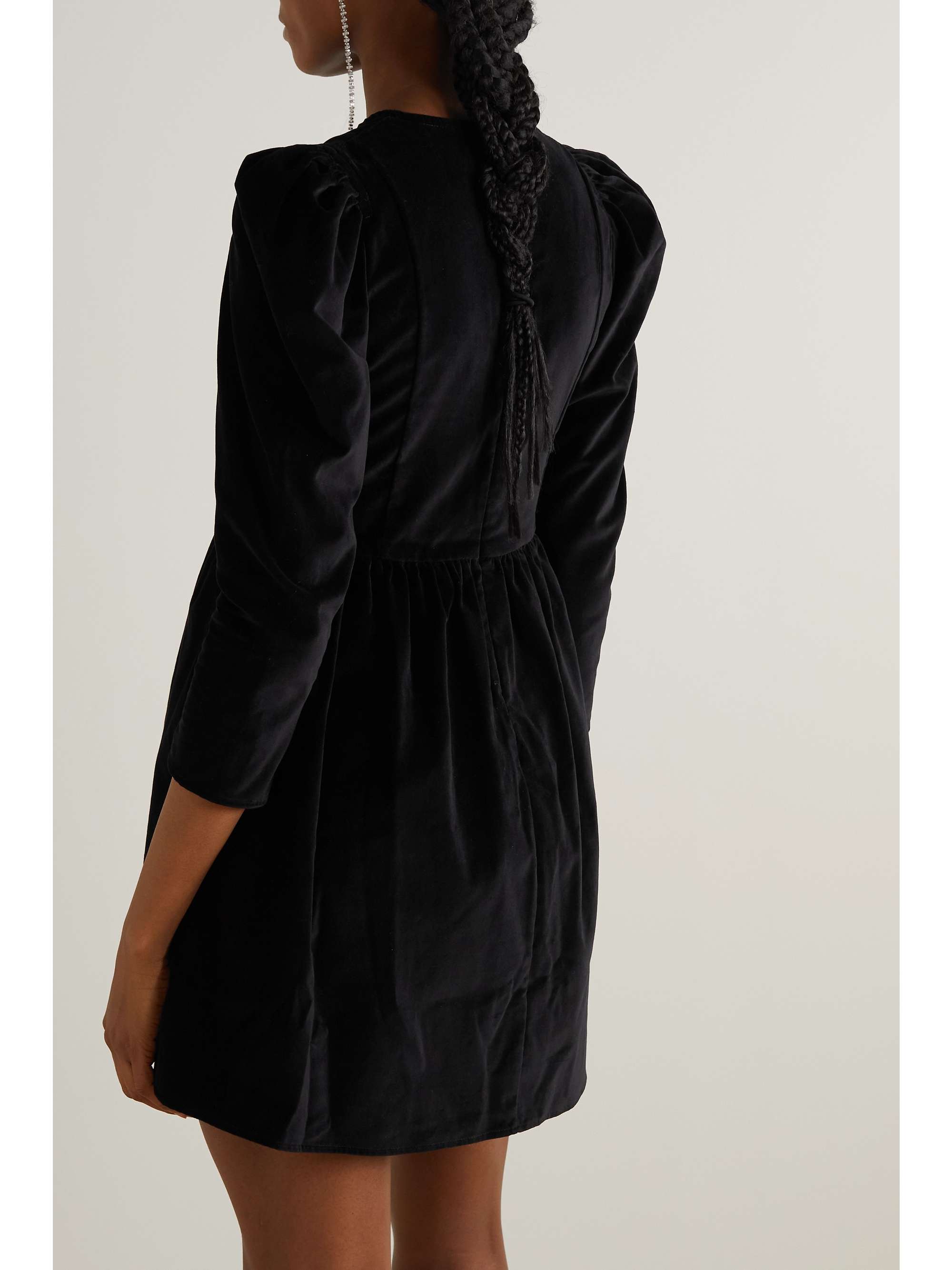 BATSHEVA Velvet mini dress NETAPORTER