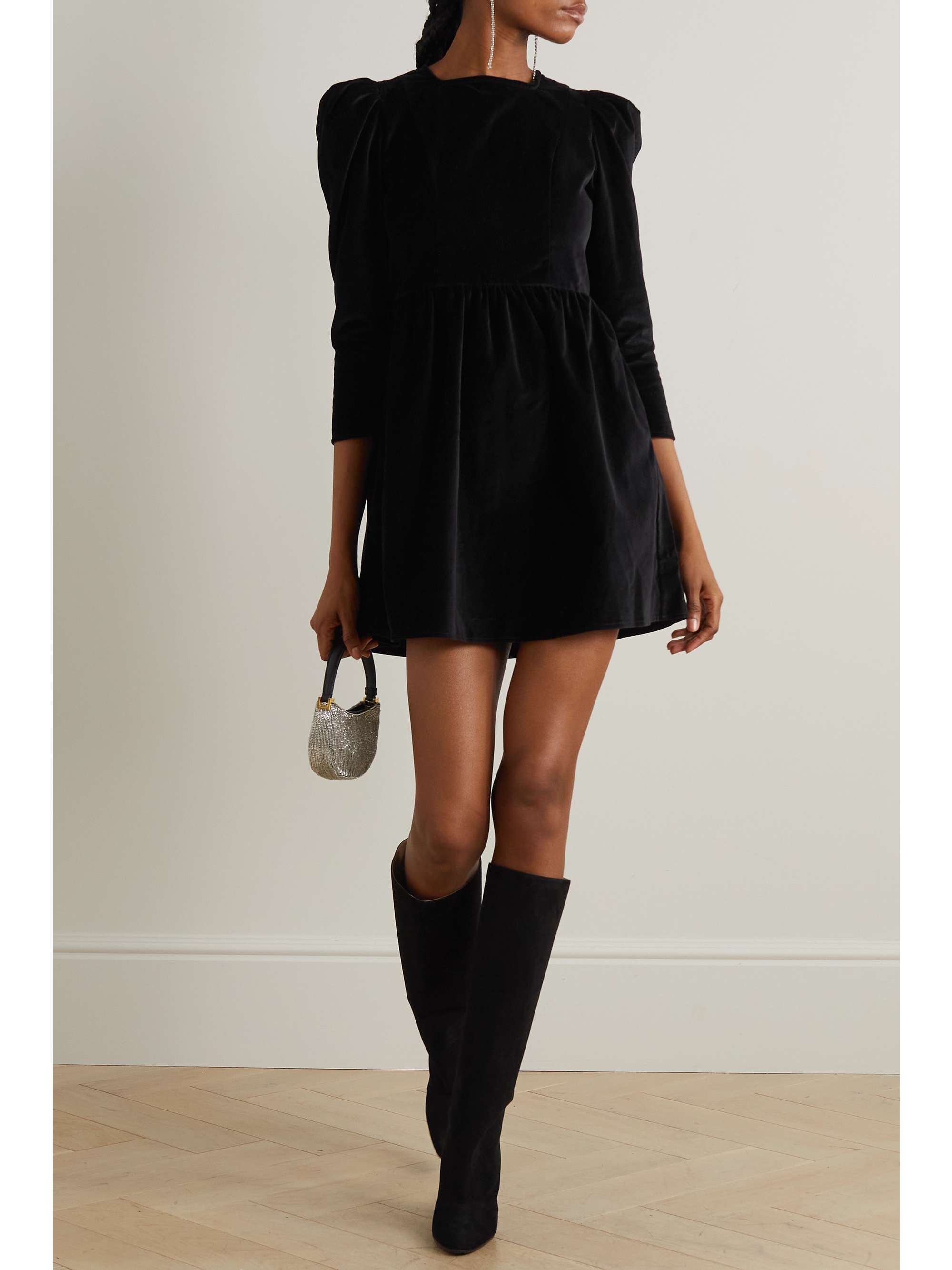 BATSHEVA Velvet mini dress NETAPORTER