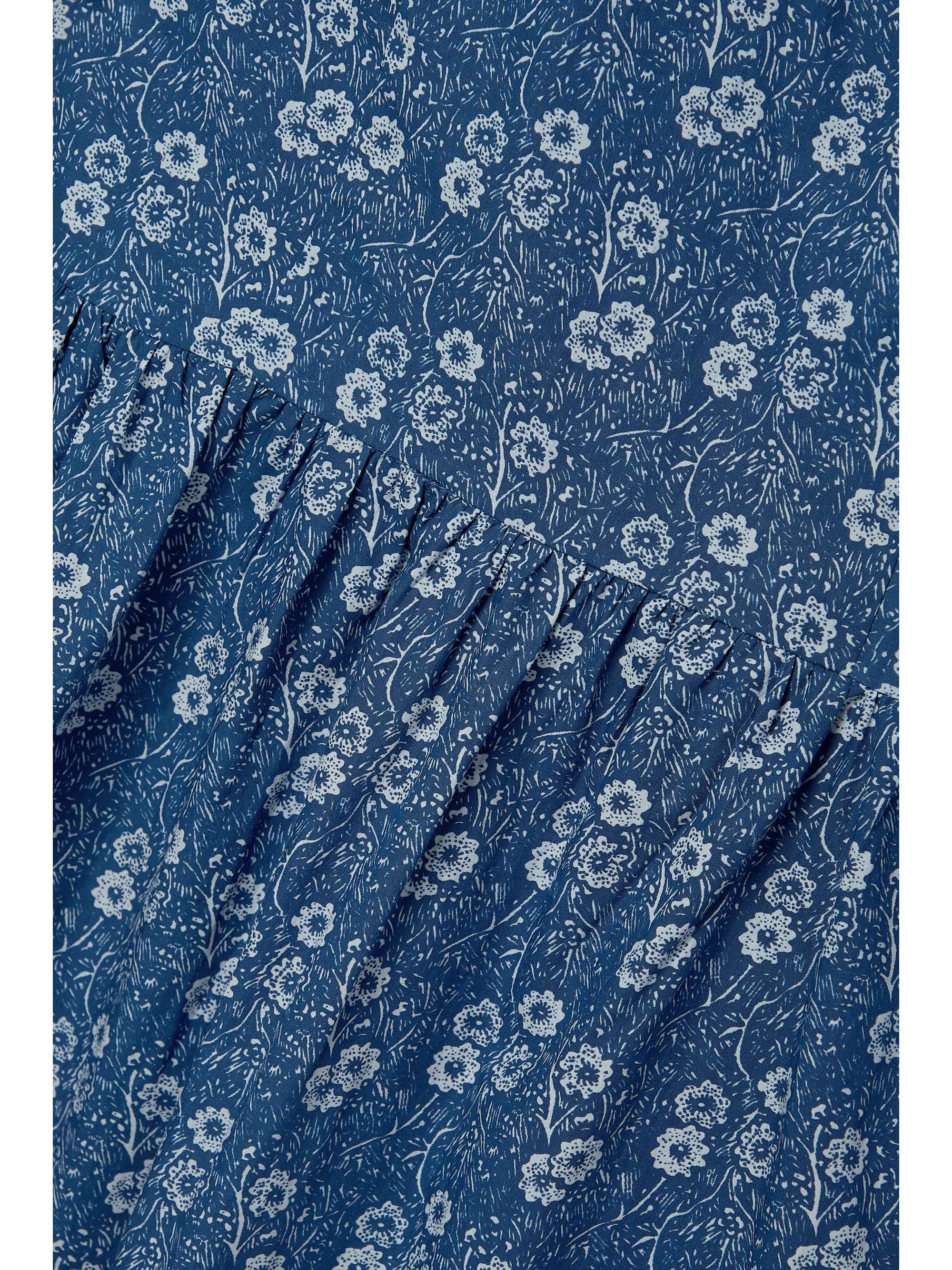 BATSHEVA x Laura Ashley 花卉印花纯棉府绸迷你连衣裙