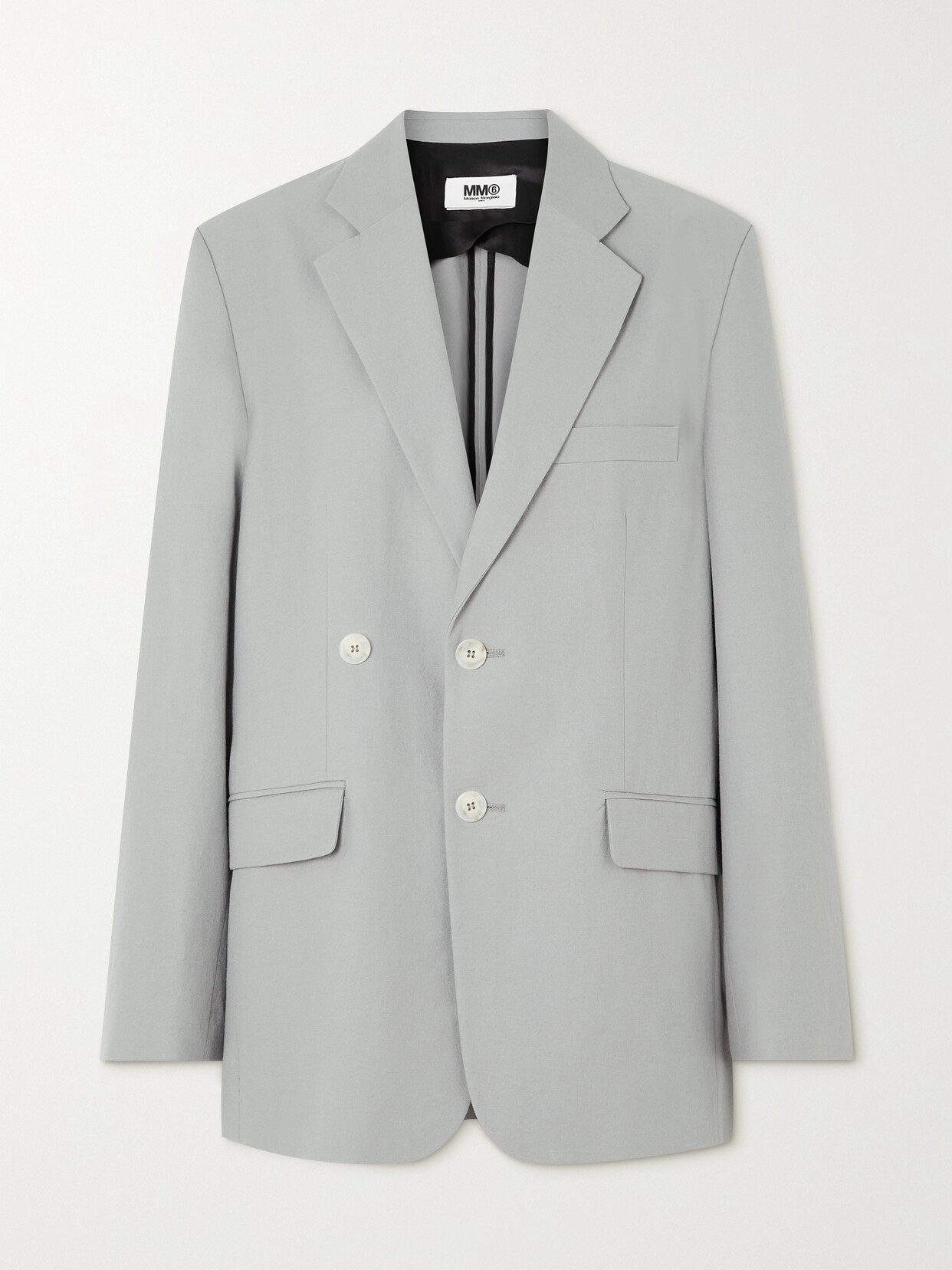 MM6 MAISON MARGIELA COTTON AND SILK-BLEND BLAZER