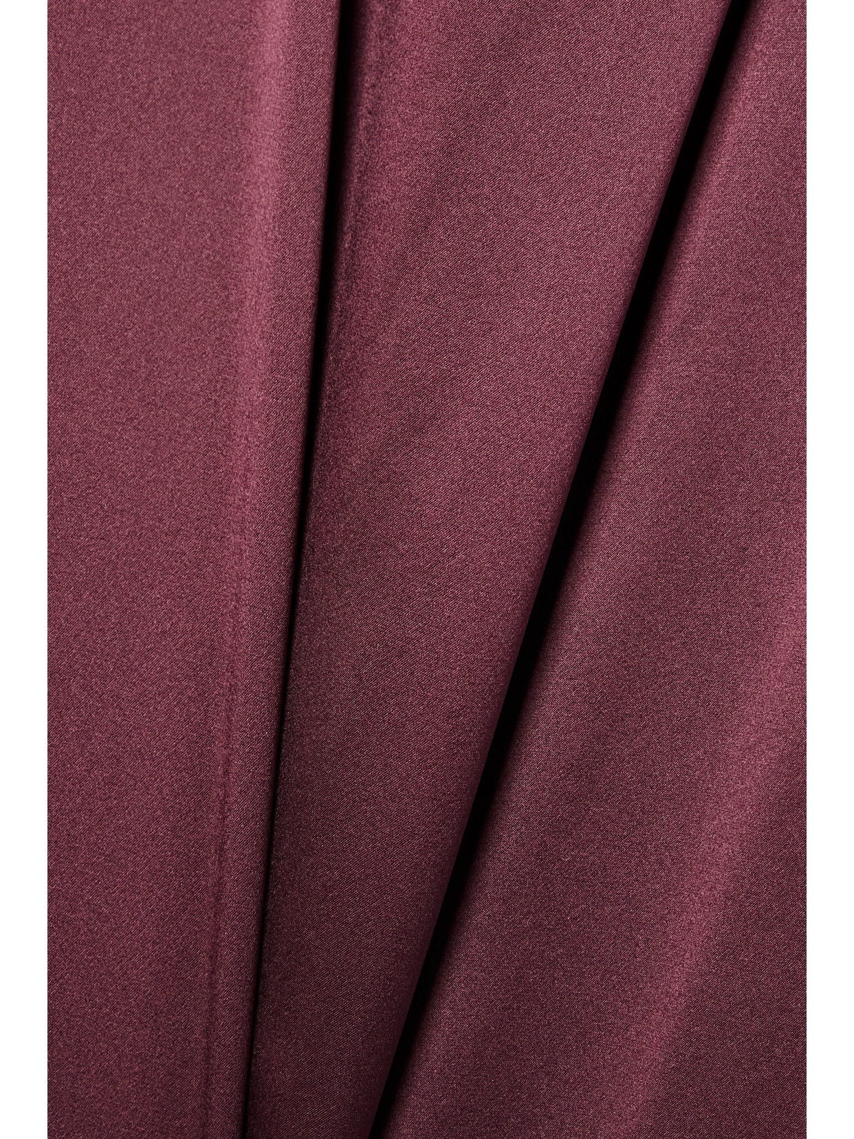 Nili Lotan Esmee Strapless Silk-satin Gown In Burgundy