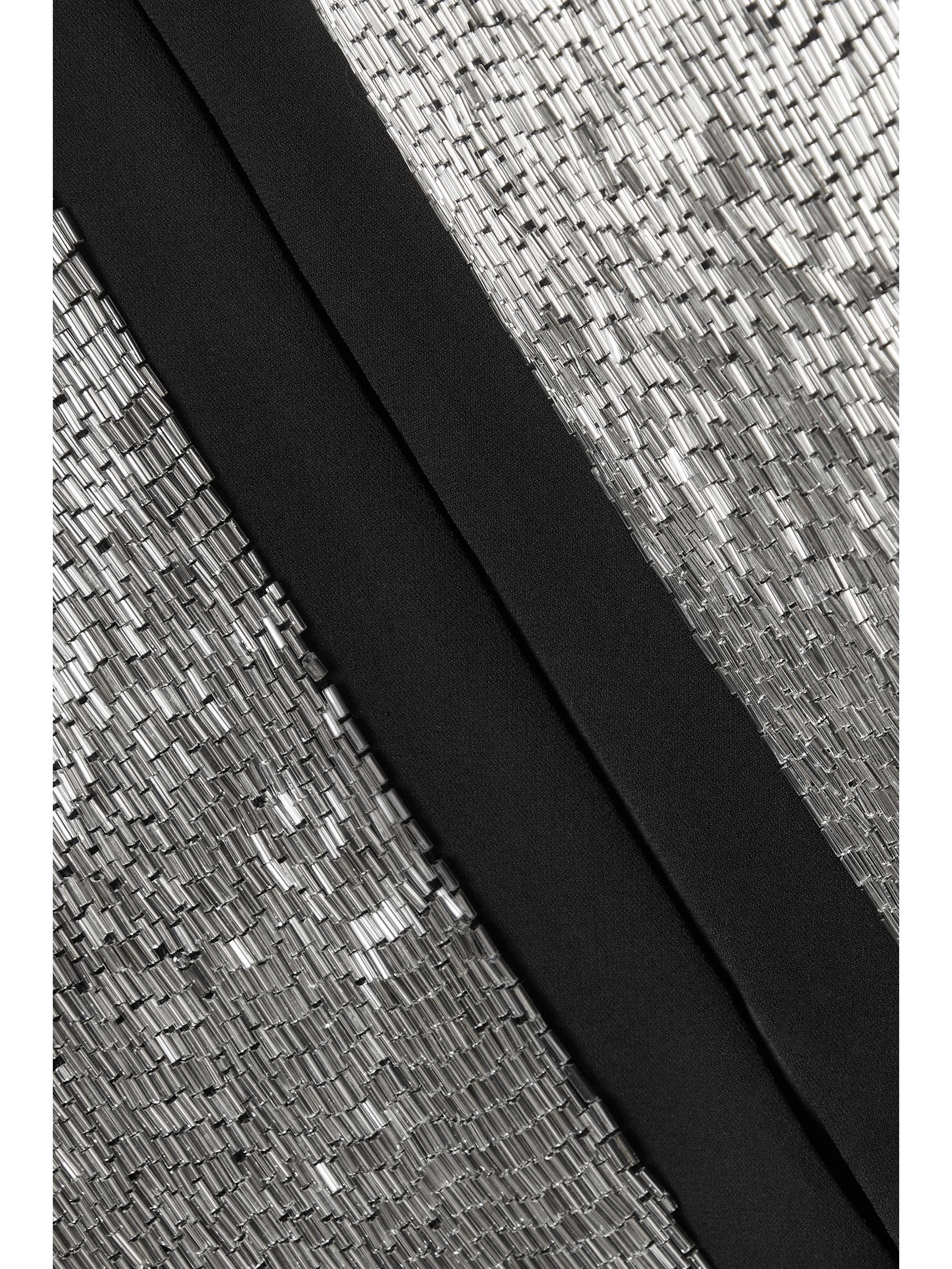 NILI LOTAN Minou bead-embellished woven jacket