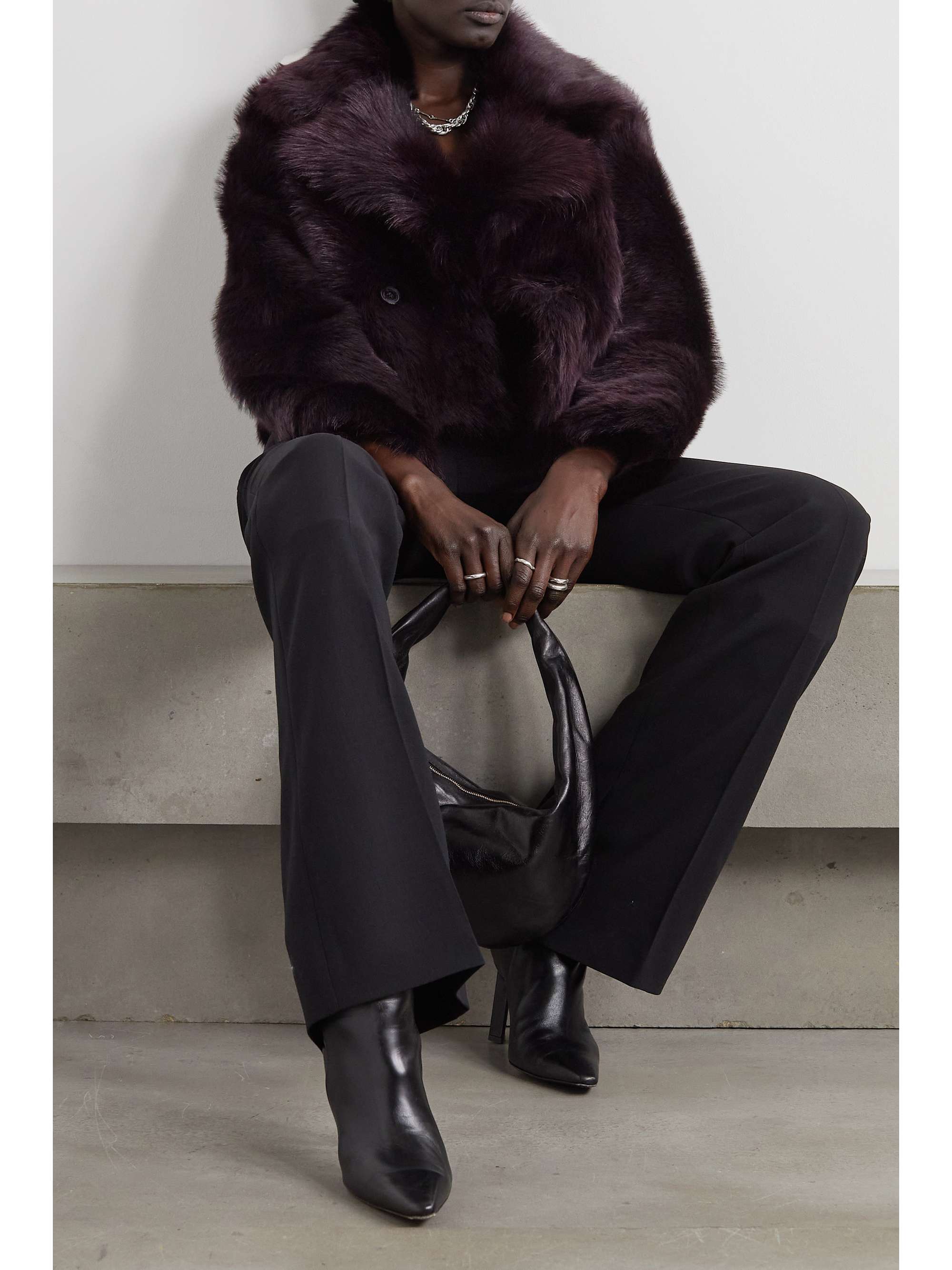 NILI LOTAN Ginne shearling jacket