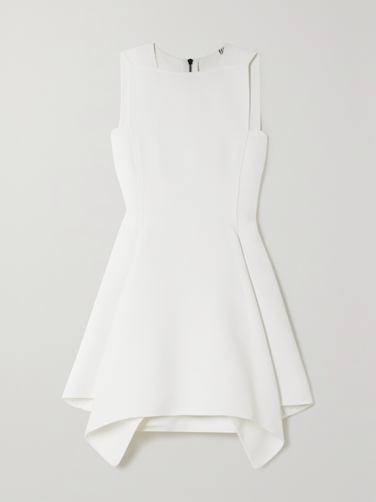 MATICEVSKI TRACE ASYMMETRIC CREPE MINI DRESS