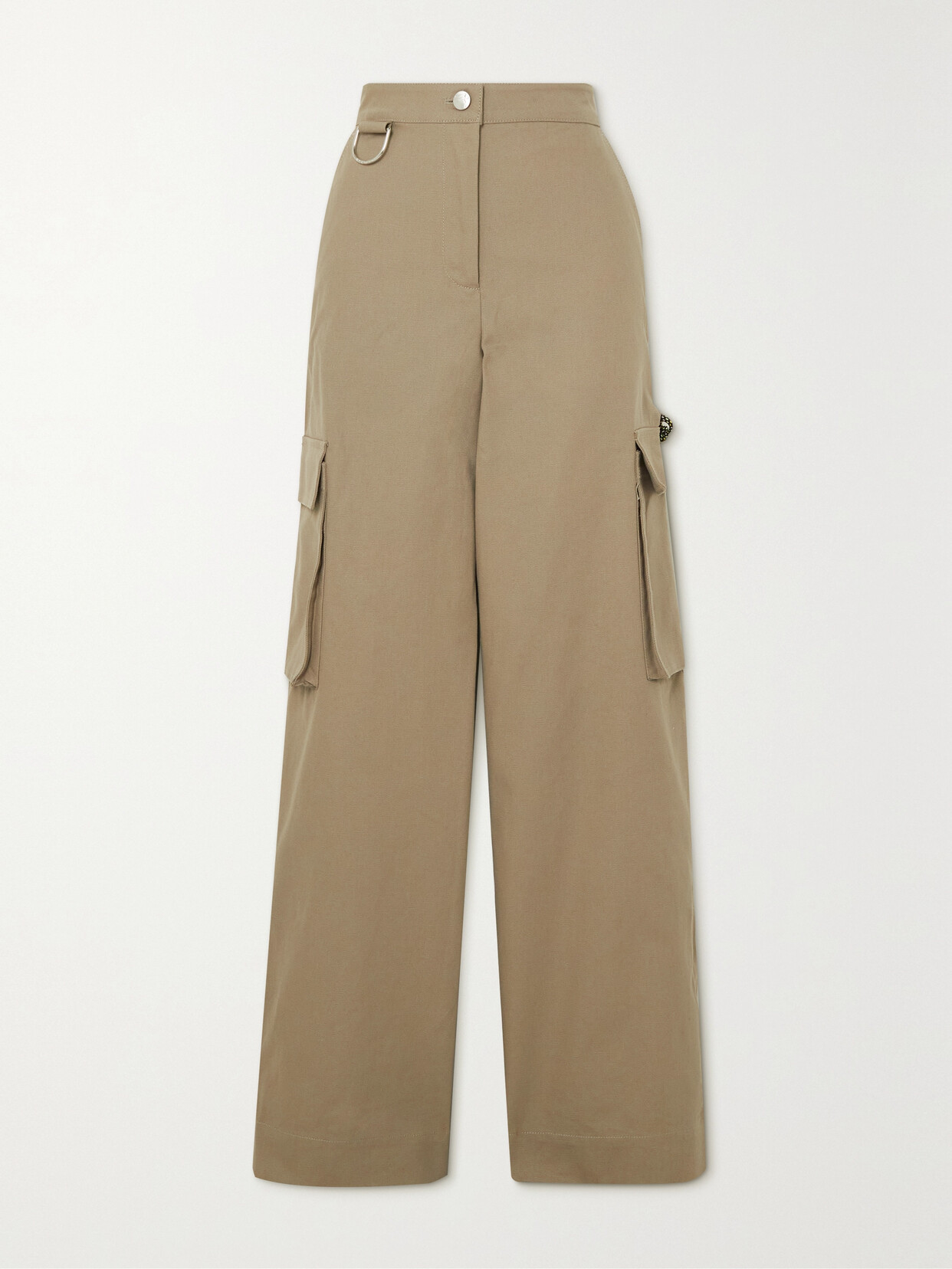 REMAIN Birger Christensen Tima Organic Cotton-canvas Straight-leg Cargo Pants
