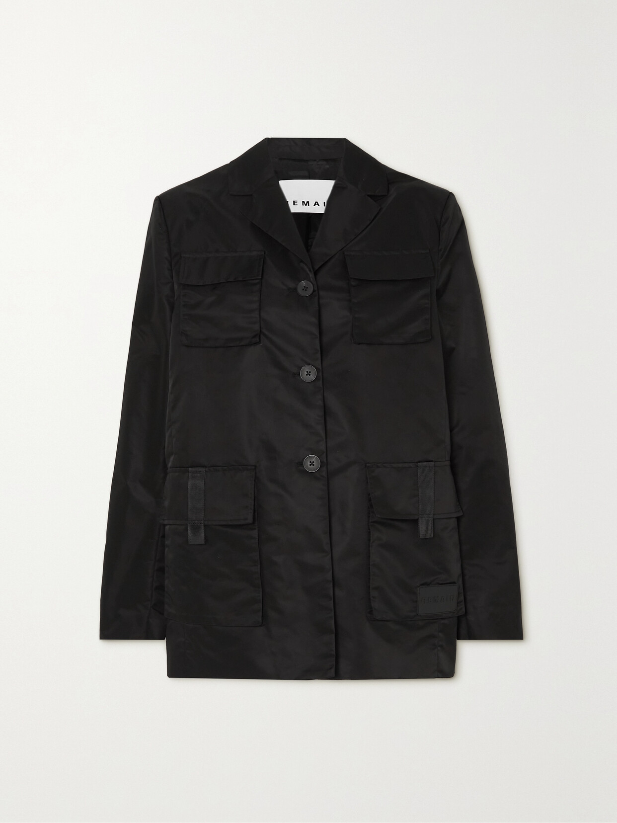 Remain Birger Christensen Penja Recycled-shell Blazer In Black