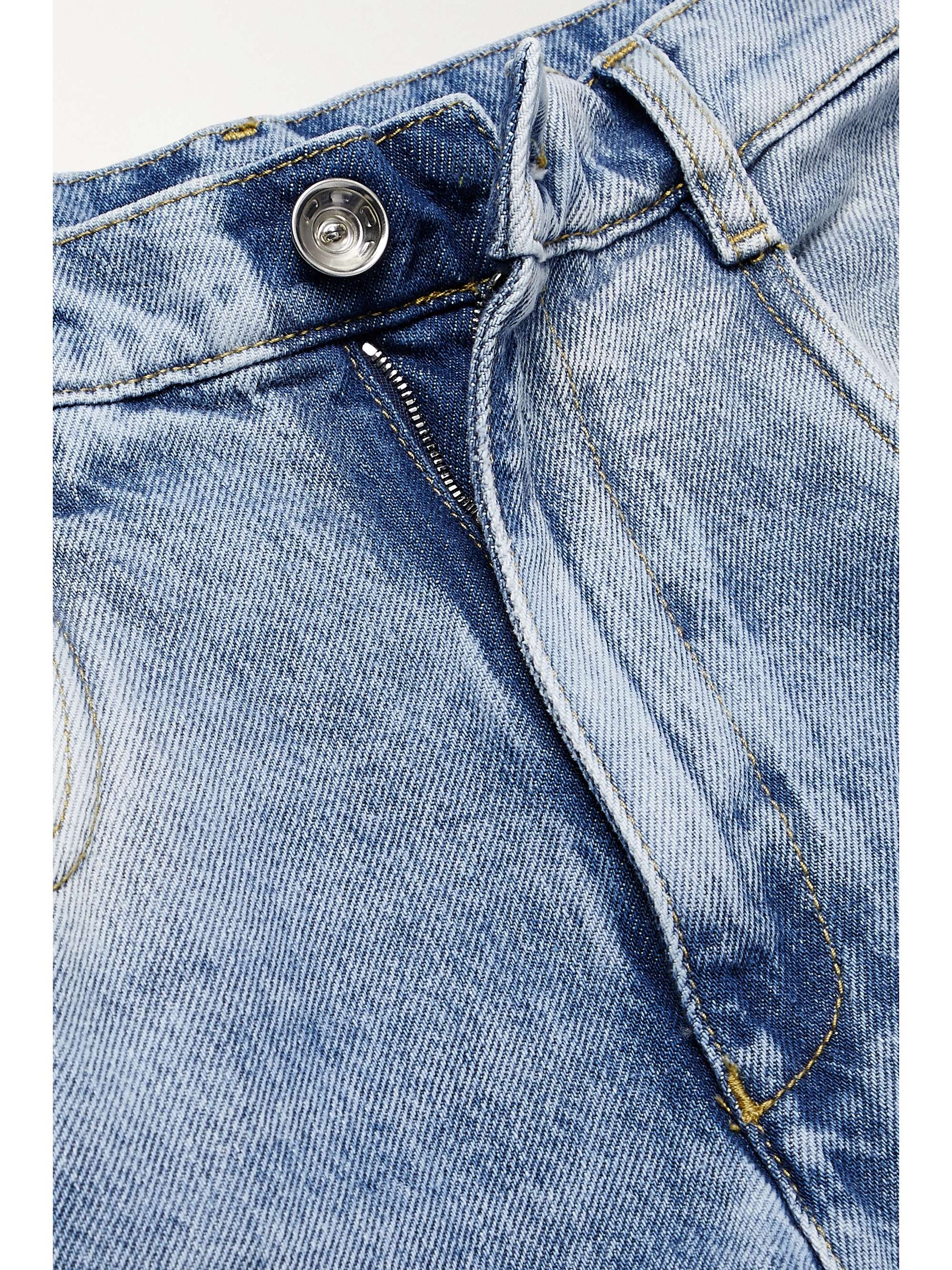 MAISON MARGIELA Cutout high-rise wide-leg jeans