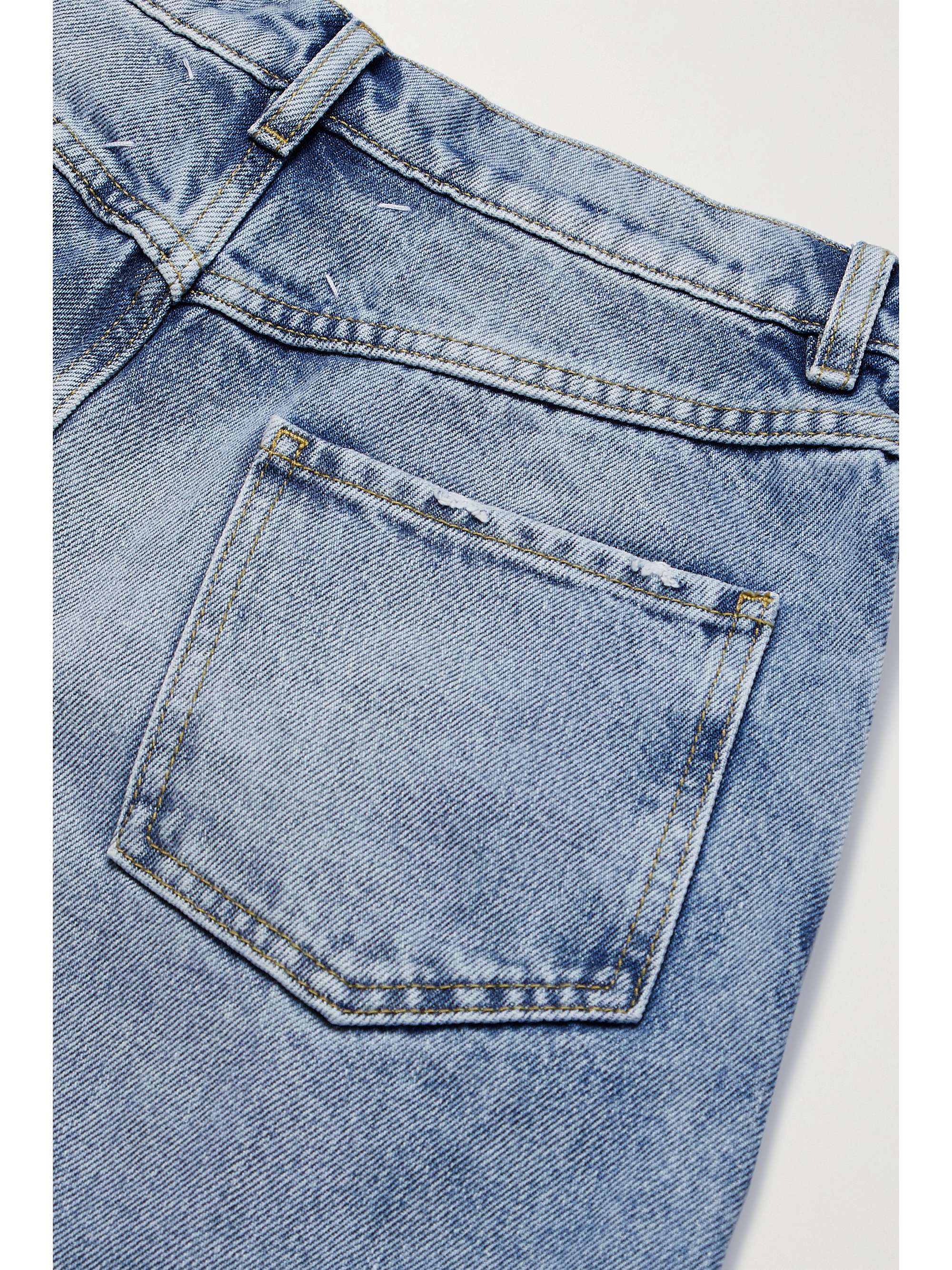 MAISON MARGIELA Cutout high-rise wide-leg jeans