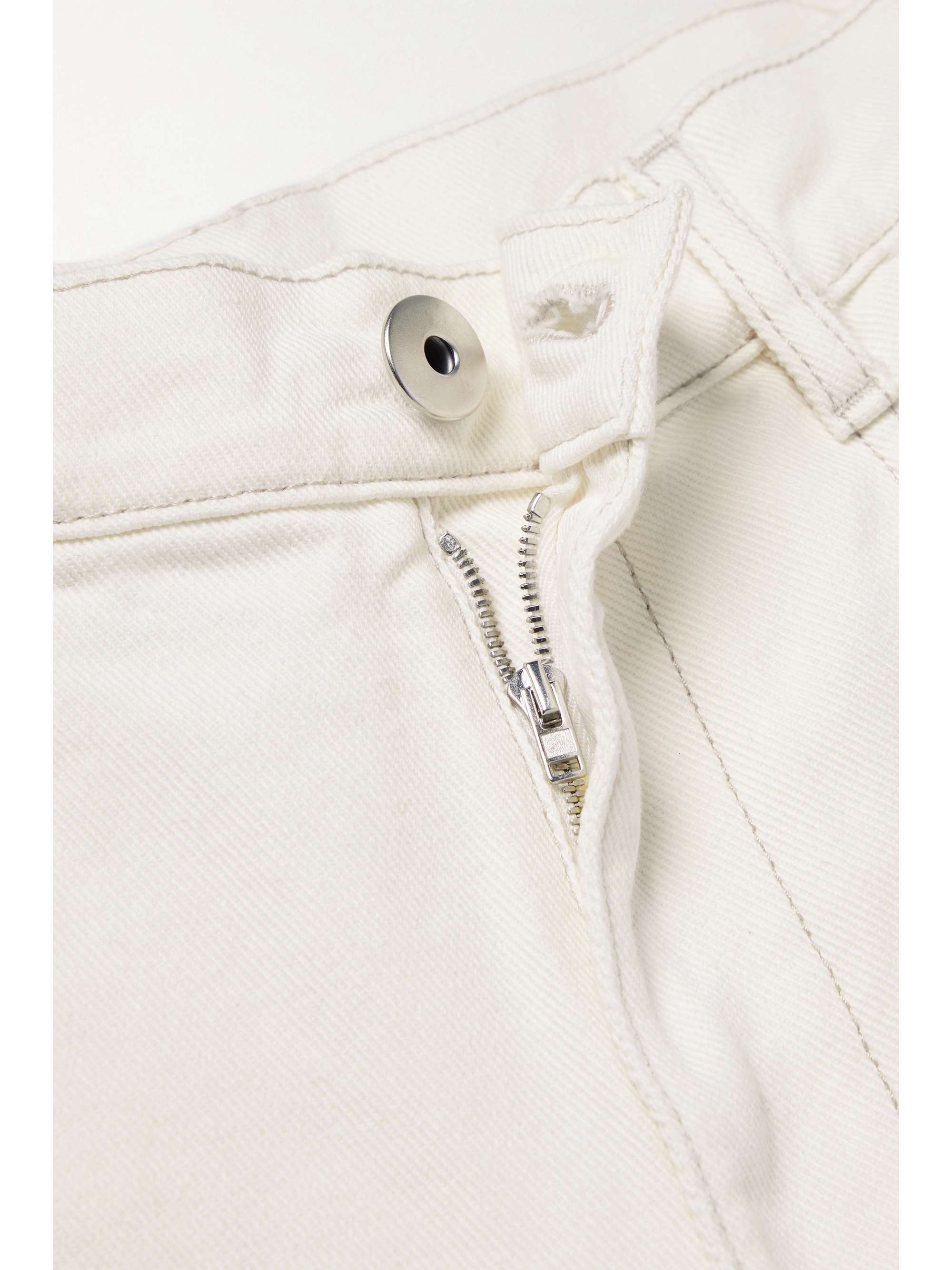 MAISON MARGIELA Cutout high-rise straight-leg jeans