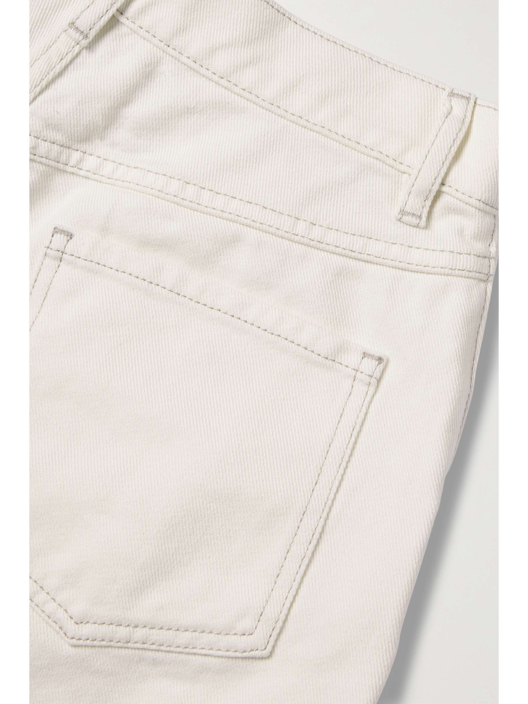 MAISON MARGIELA Cutout high-rise straight-leg jeans