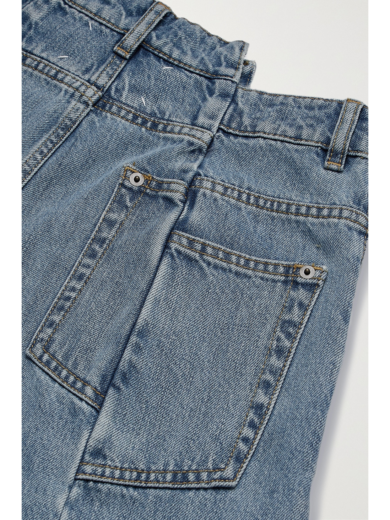 Maison Margiela High-rise Wide-leg Jeans In Blue