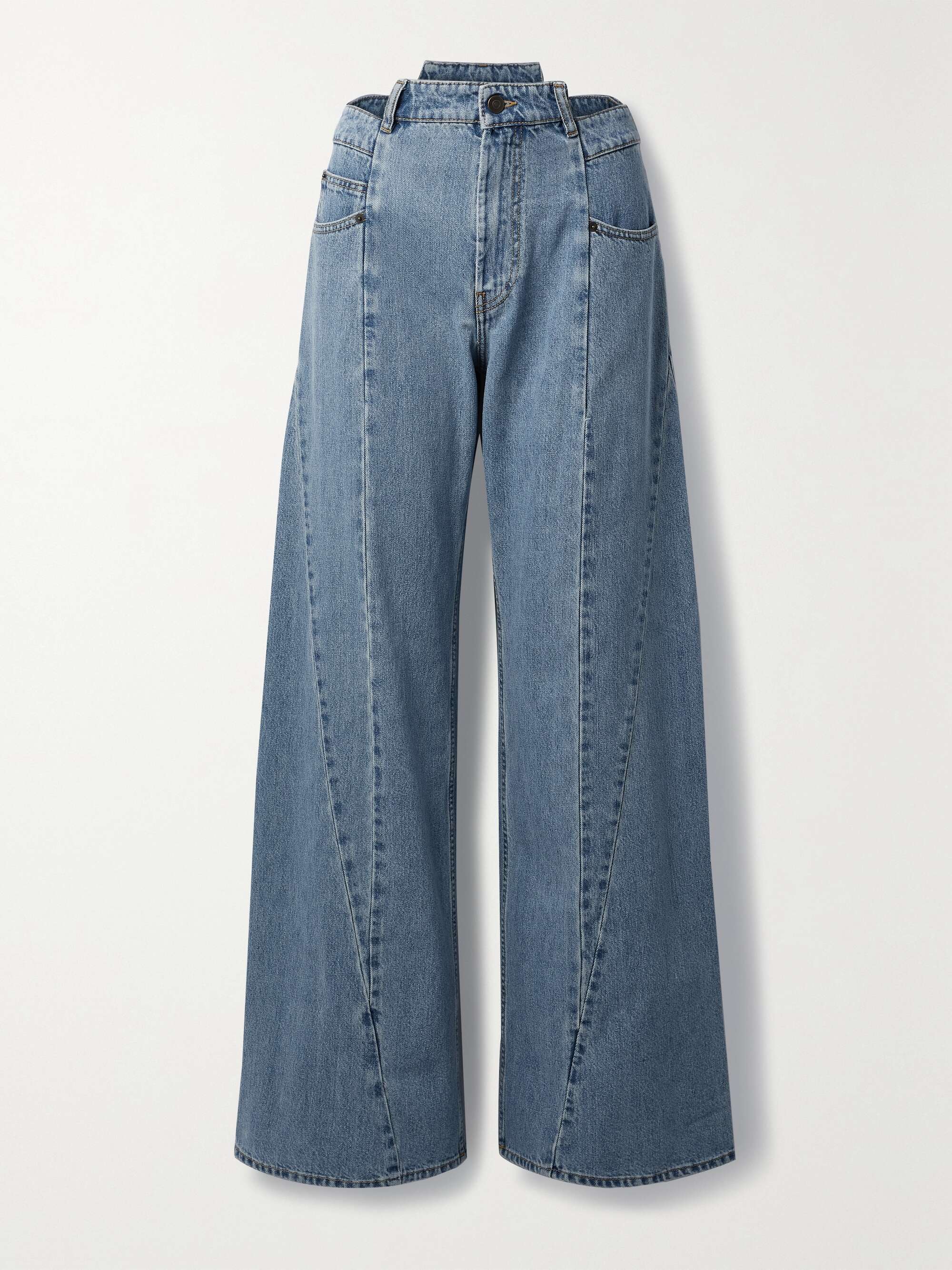 MAISON MARGIELA High-rise wide-leg jeans | NET-A-PORTER