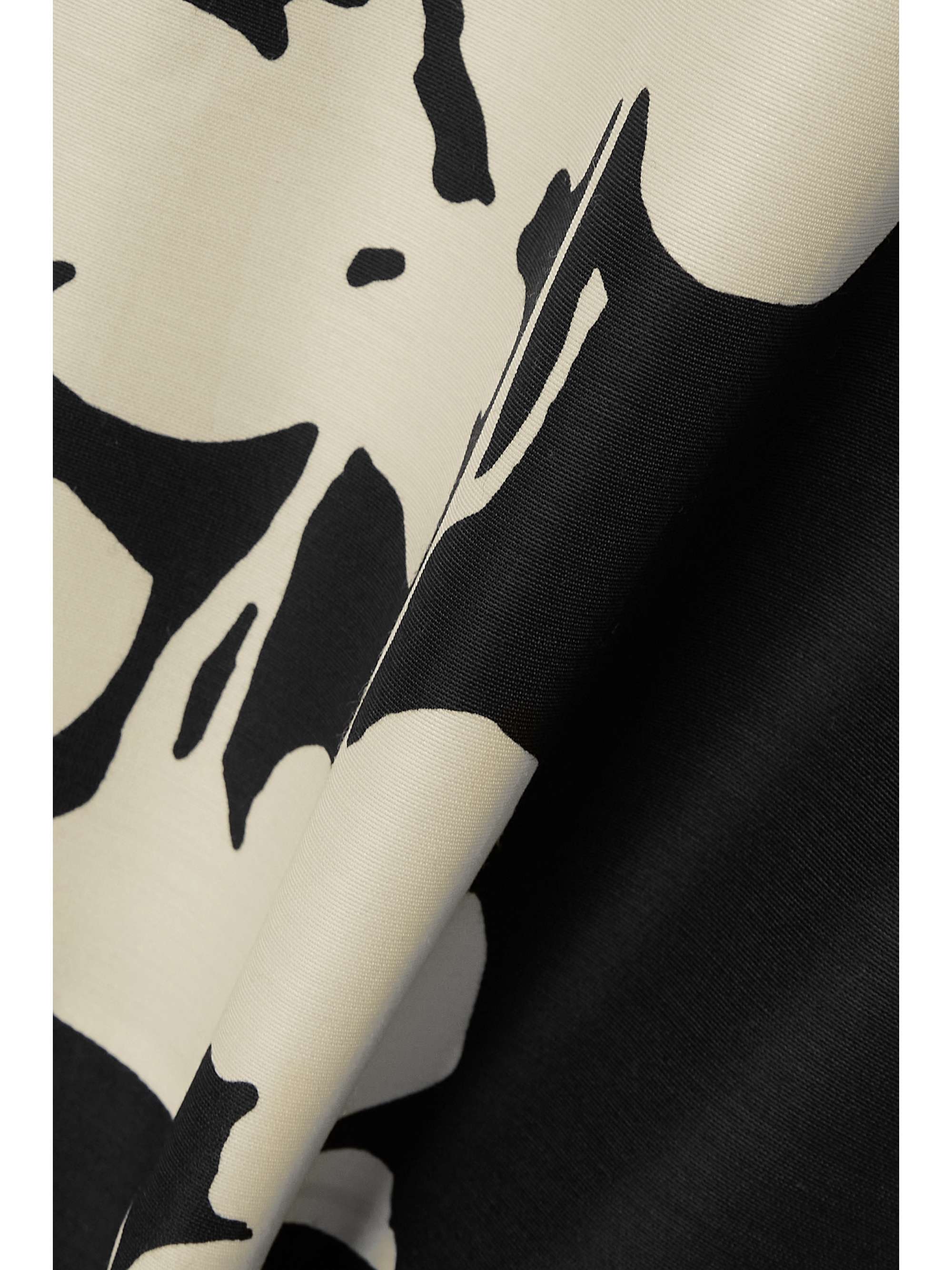 LA DOUBLEJ Printed wool-blend midi skirt