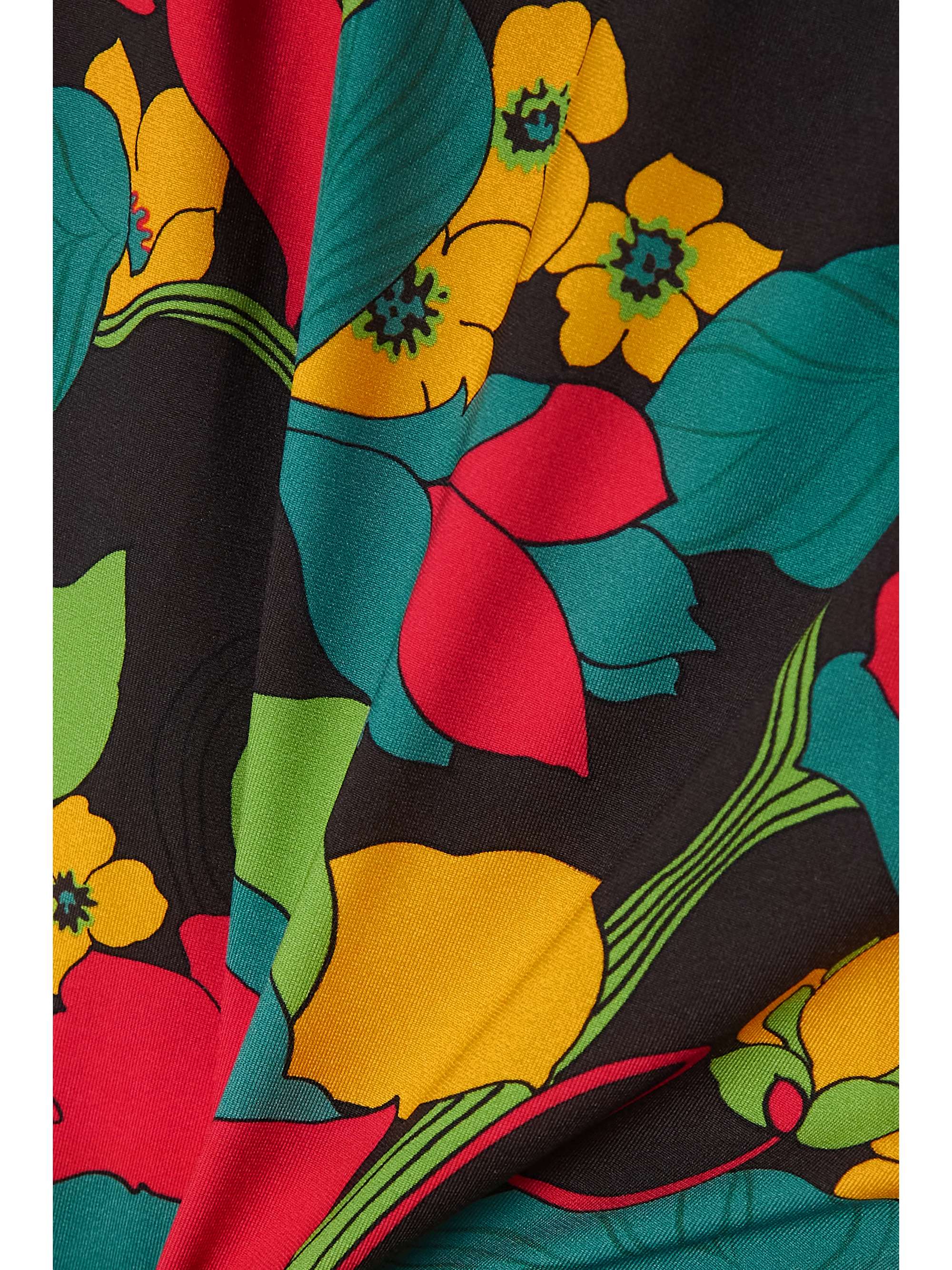 LA DOUBLEJ Floral-print stretch-jersey leggings