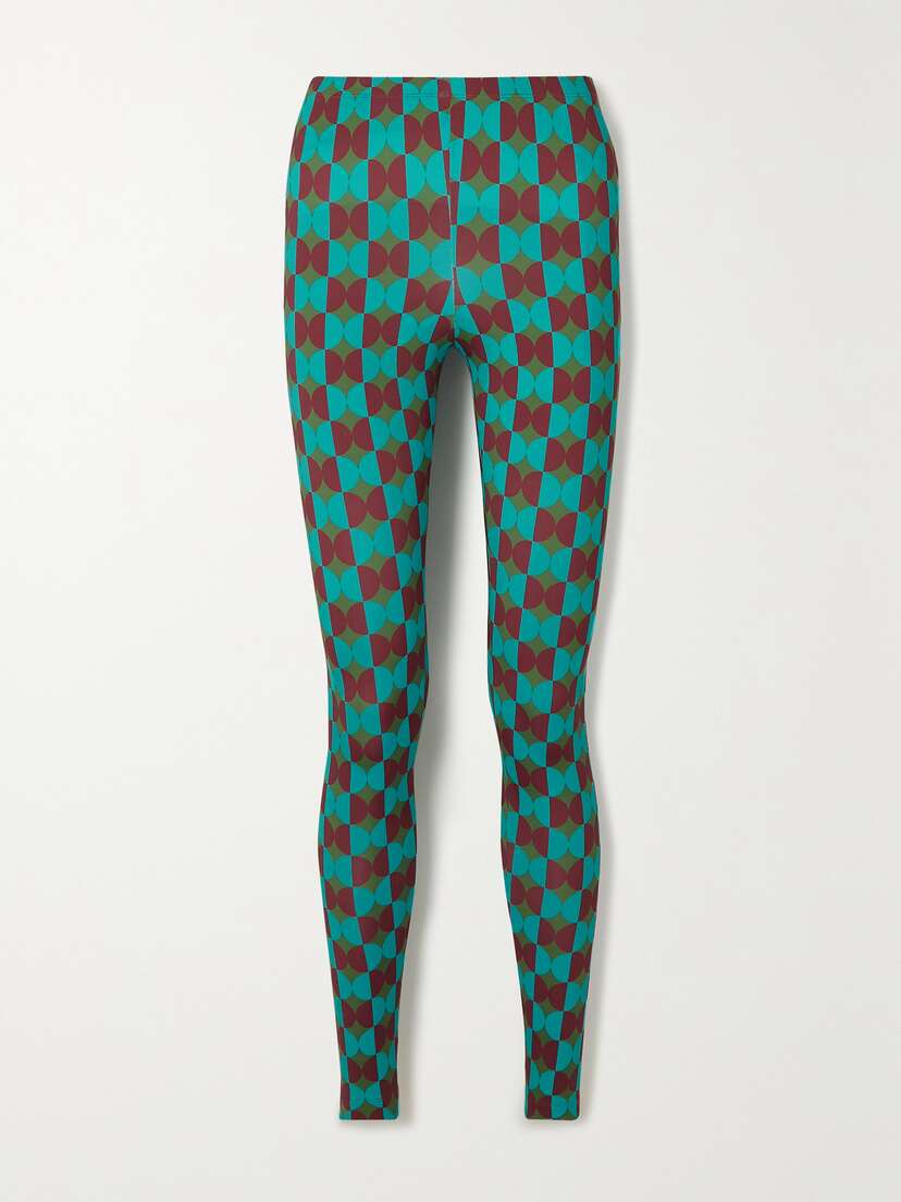 La DoubleJ Printed Stretch-jersey Leggings - xx large