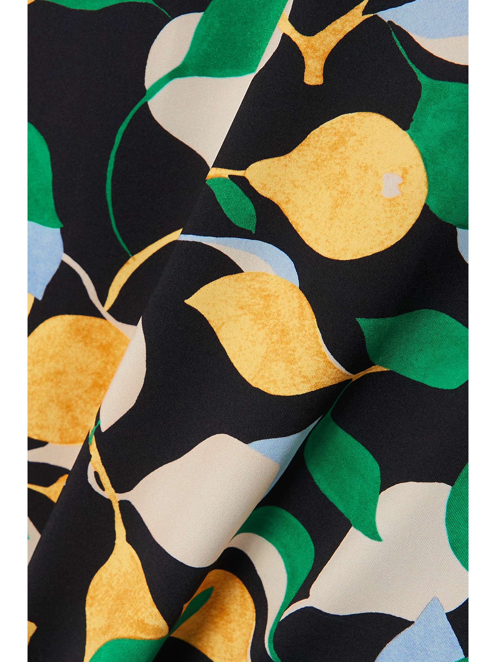 LA DOUBLEJ Printed stretch-jersey turtleneck top