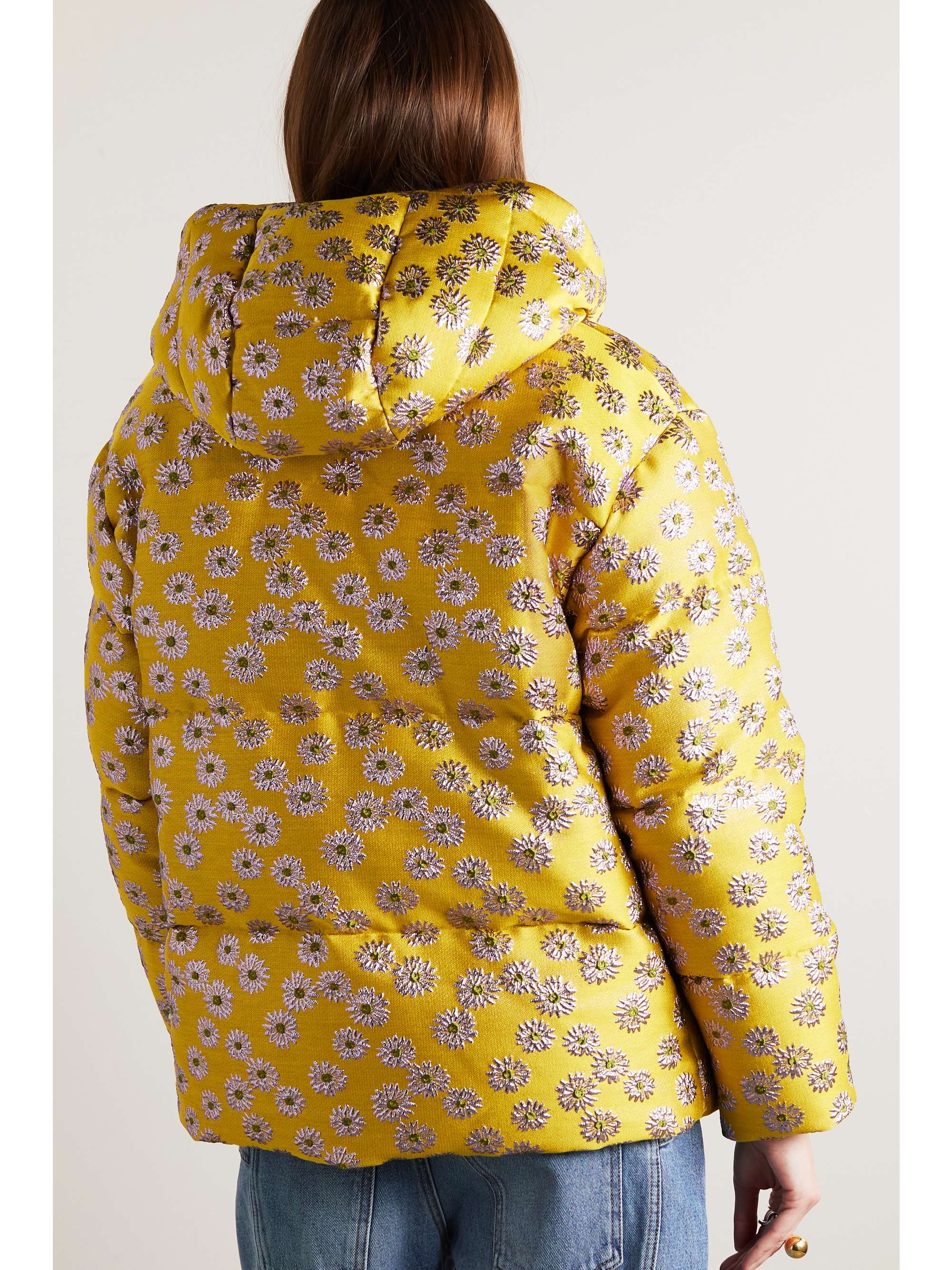 LA DOUBLEJ Precious hooded reversible quilted shell down jacket
