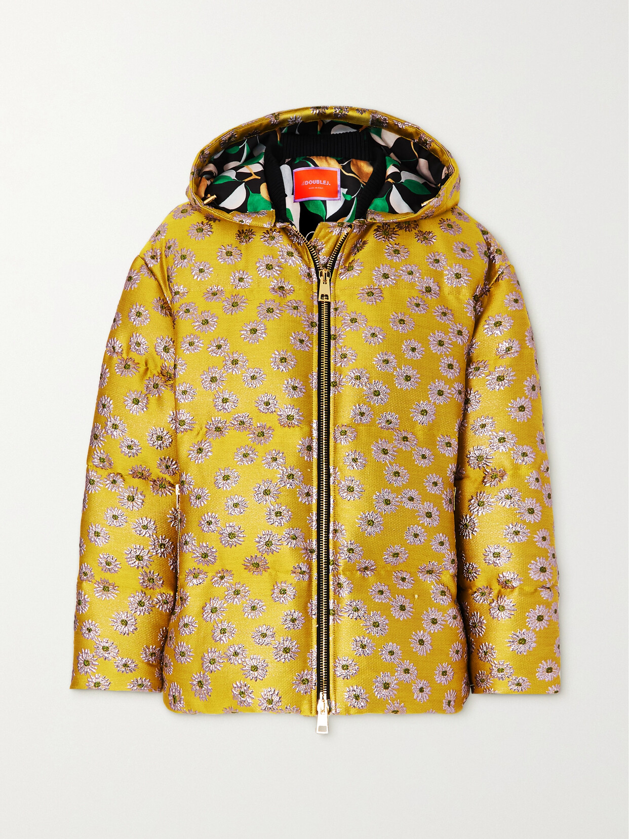 La DoubleJ - Precious Hooded Reversible Quilted Shell Down Jacket - Yellow