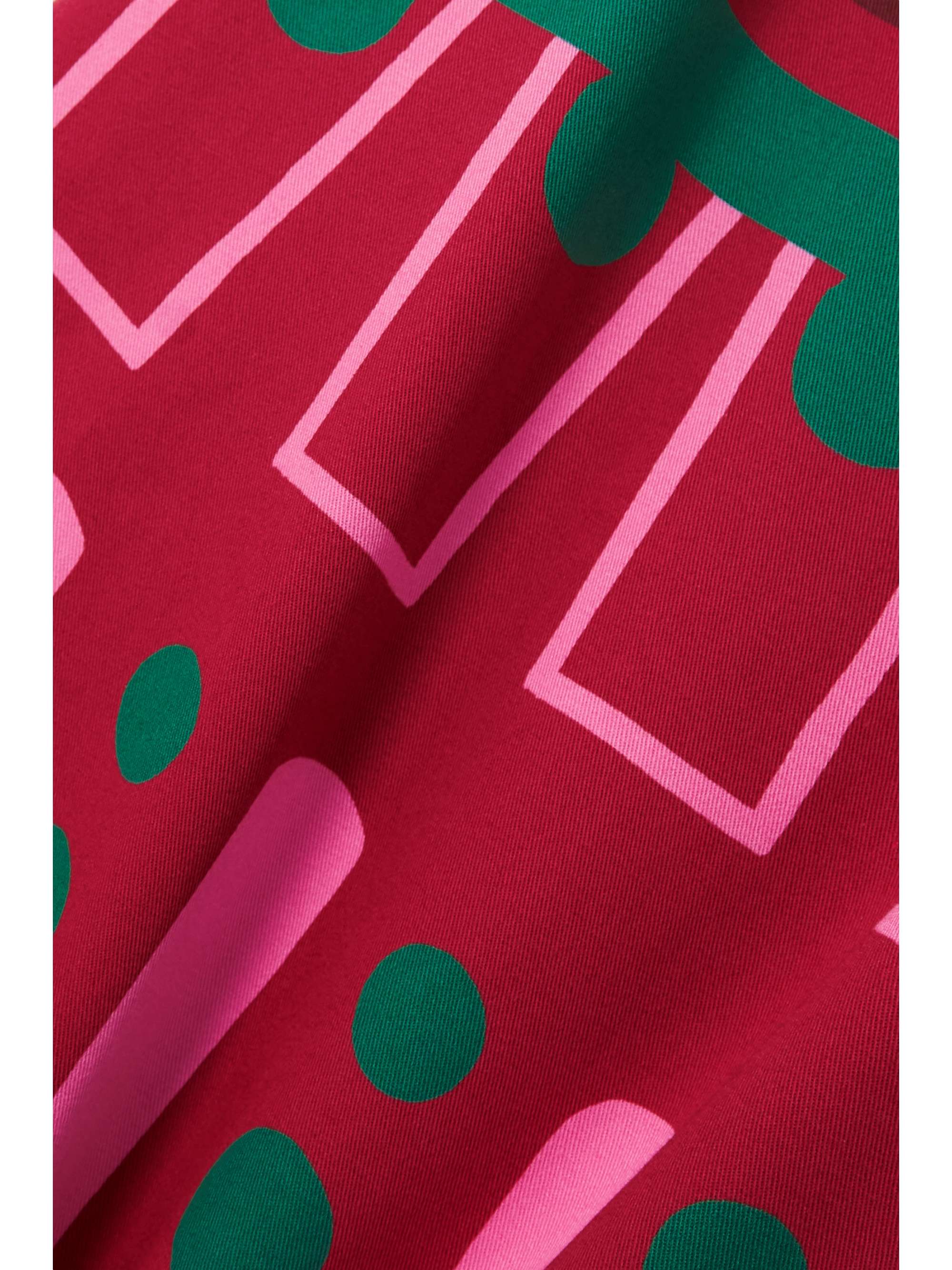 LA DOUBLEJ Sophia printed stretch-cotton twill midi dress