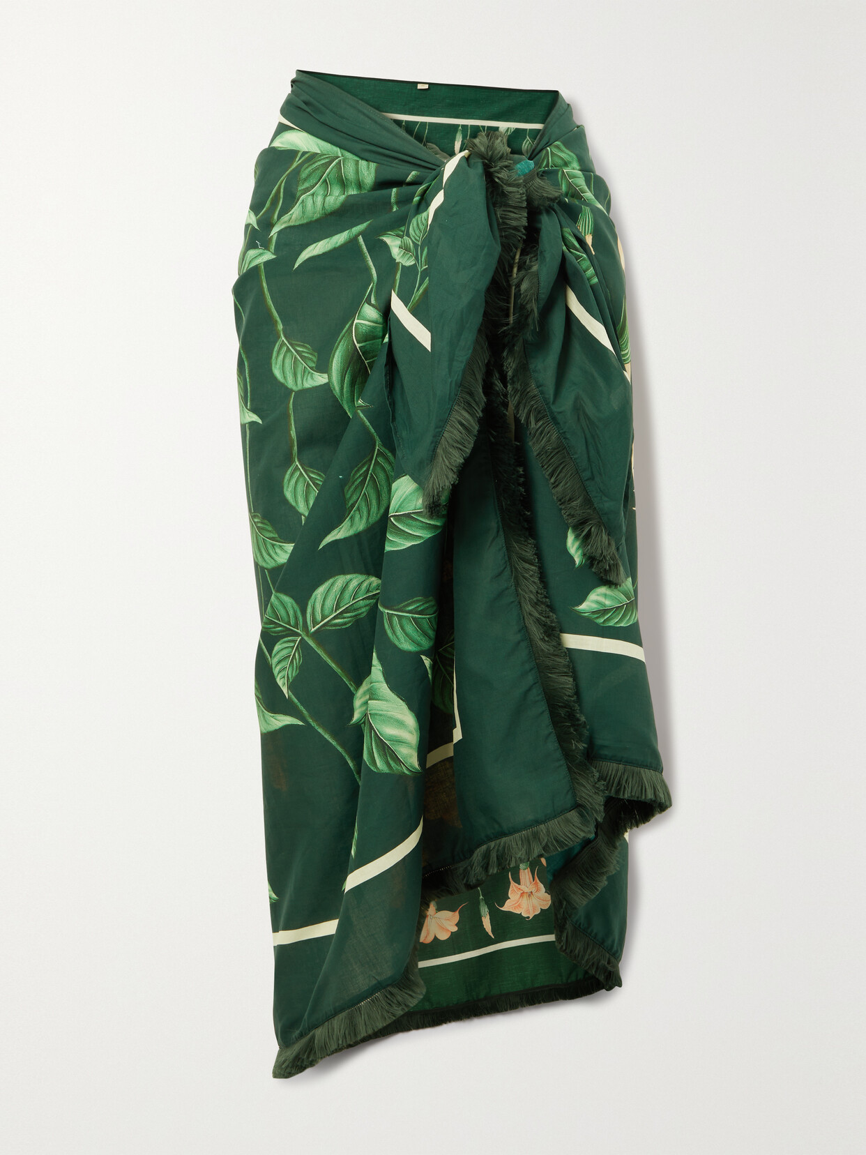 Agua by Agua Bendita - + Net Sustain Orquídea Printed Cotton Pareo - Green